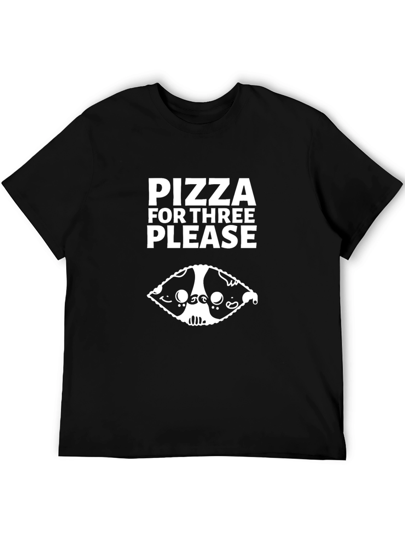 Pizza For Three Please Graphic T-Shirt