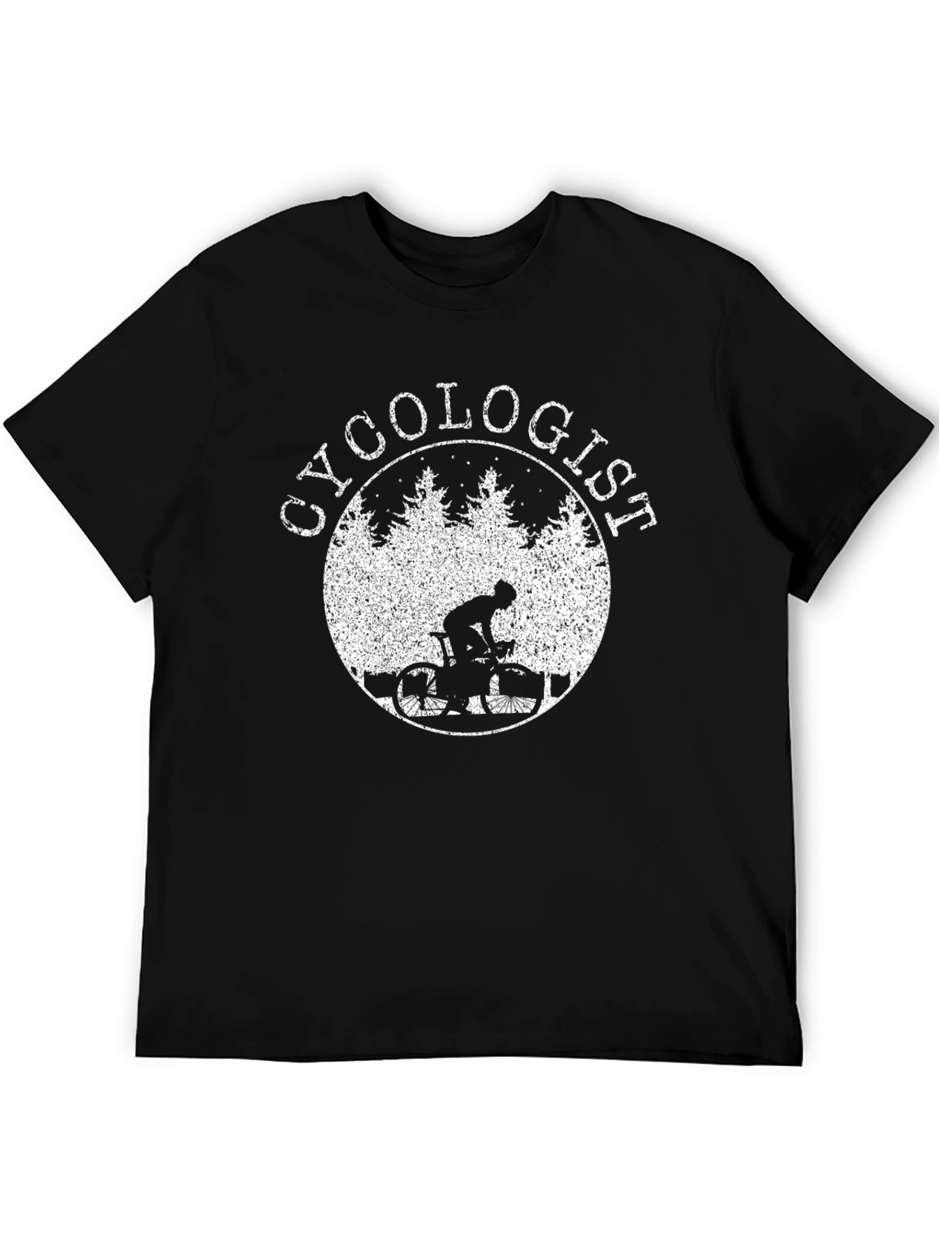 Cycologist T-Shirt - Black Biker Tee