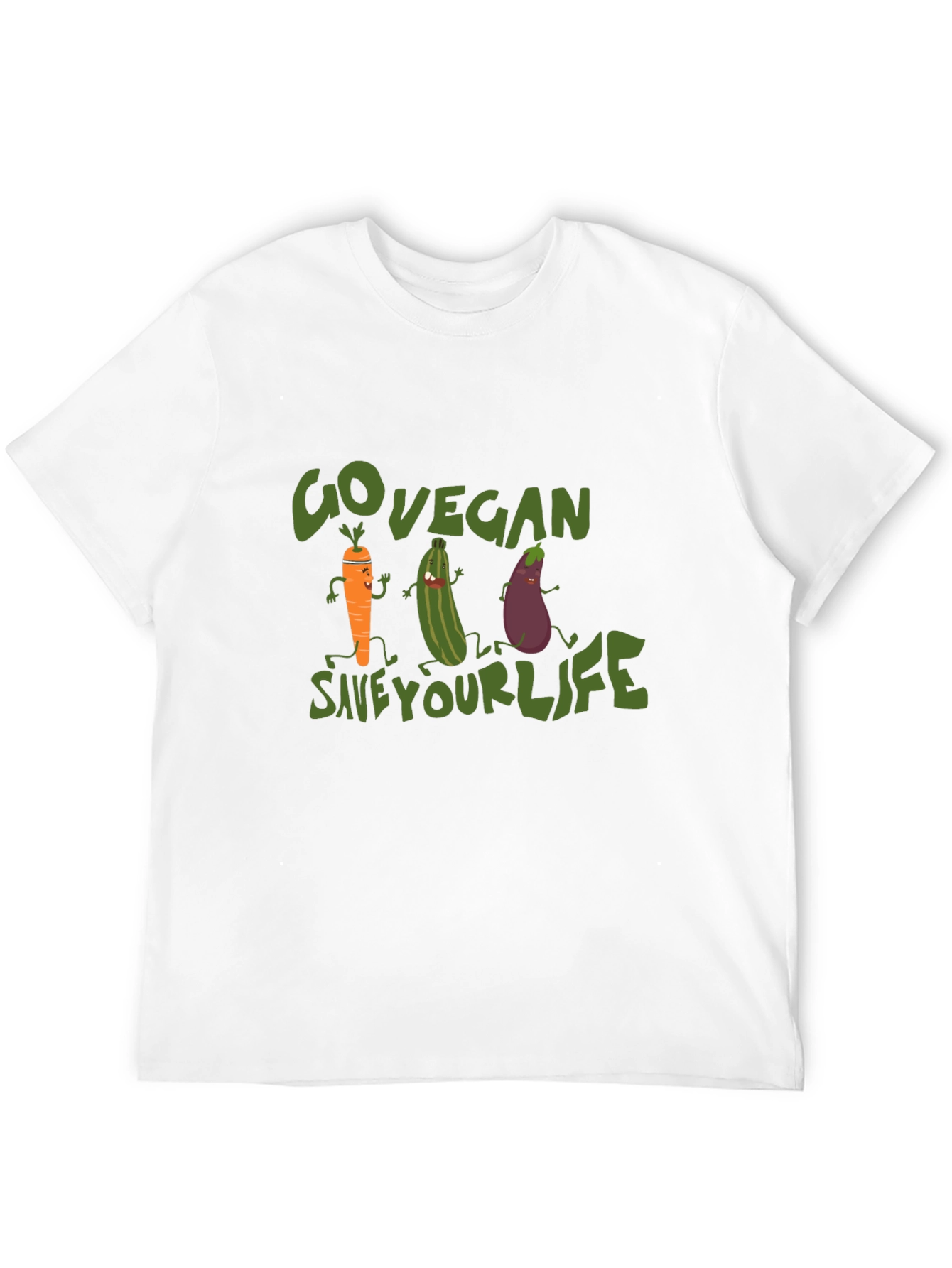 Go Vegan Save Your Life Graphic Tee