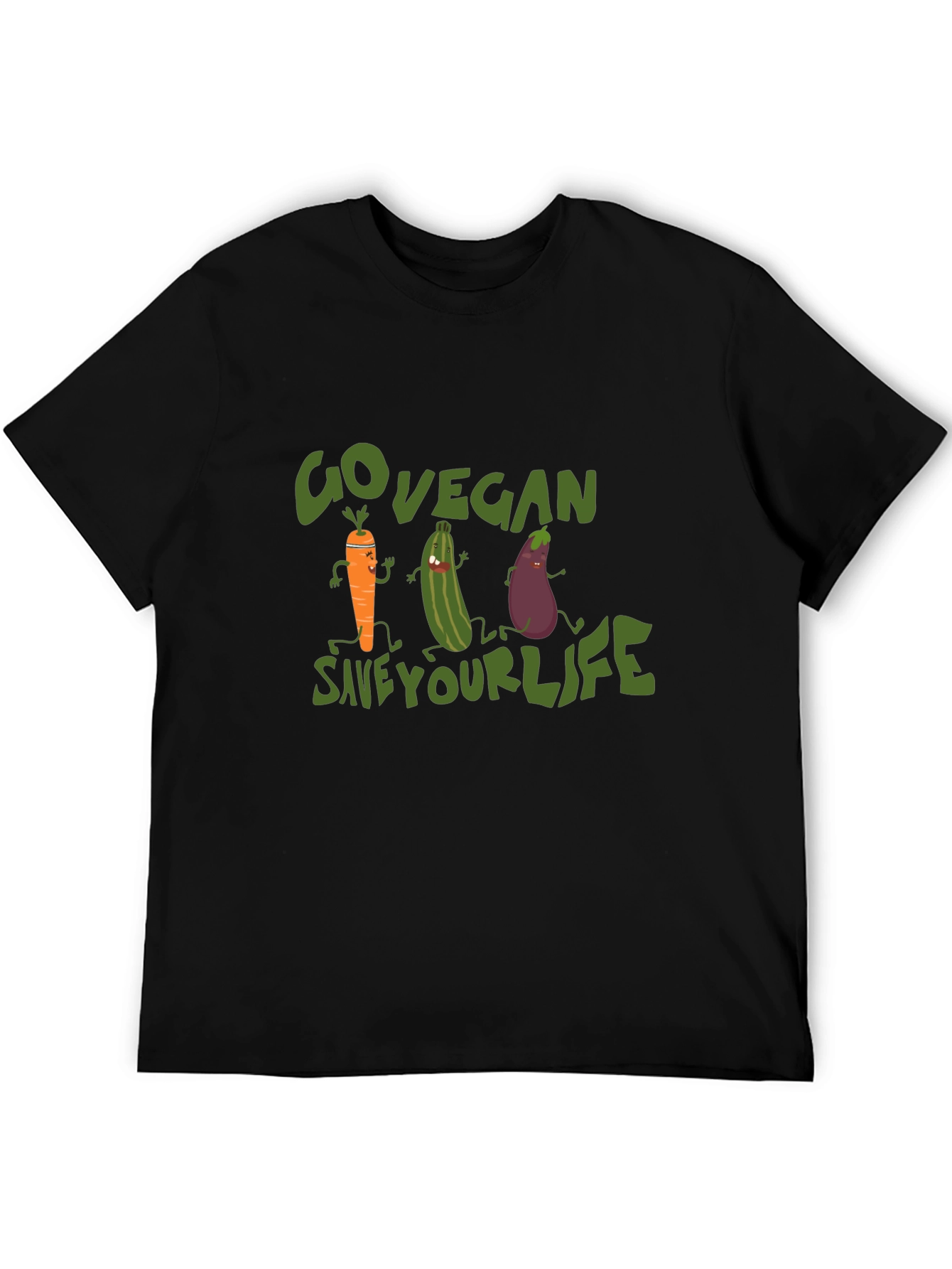 Go Vegan Save Your Life Graphic Tee