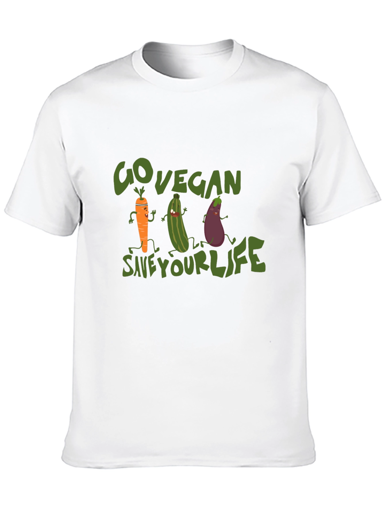 Go Vegan Save Your Life Graphic Tee