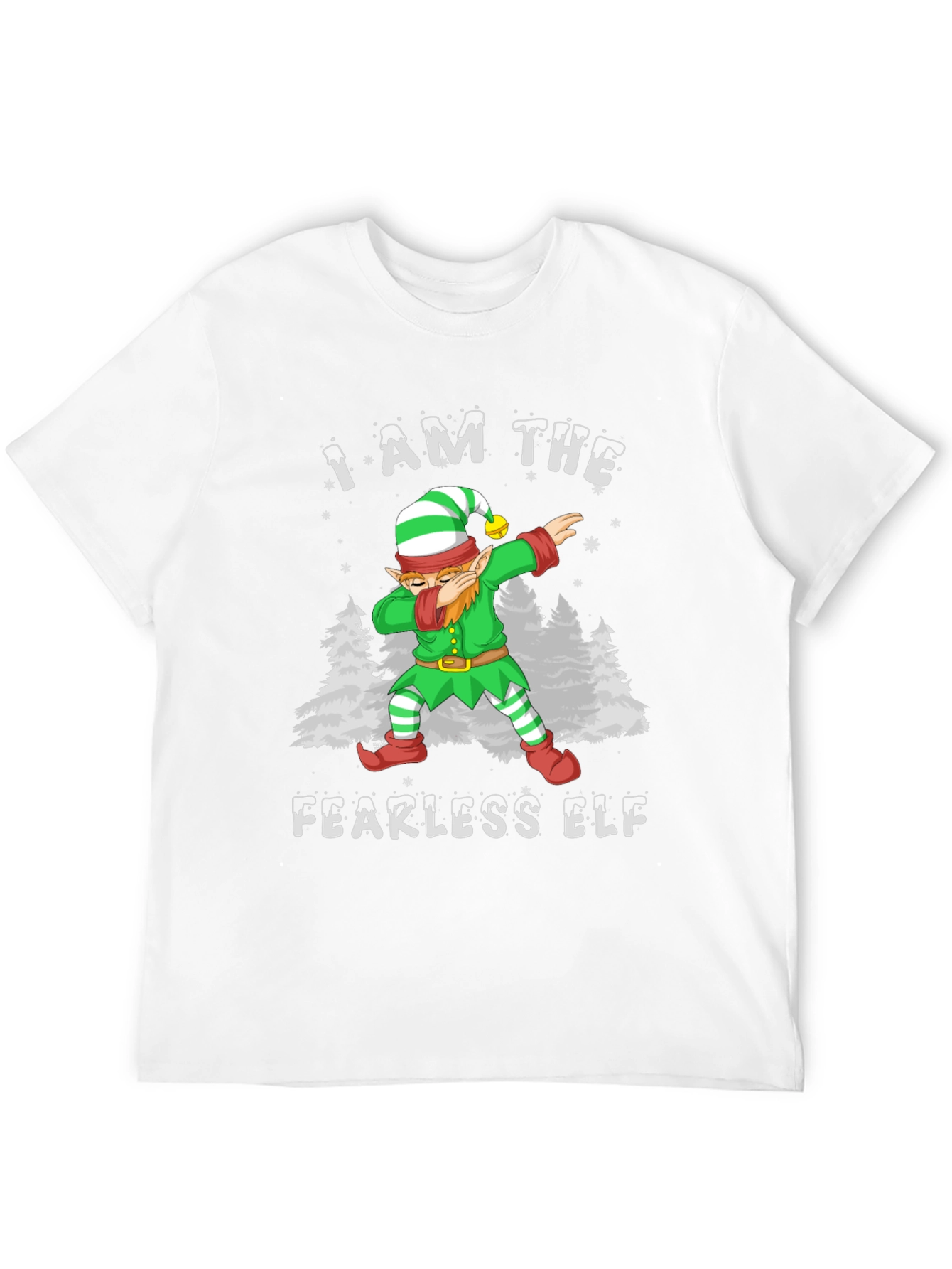 Fearless Elf Dab T-Shirt - Christmas Holiday Tee