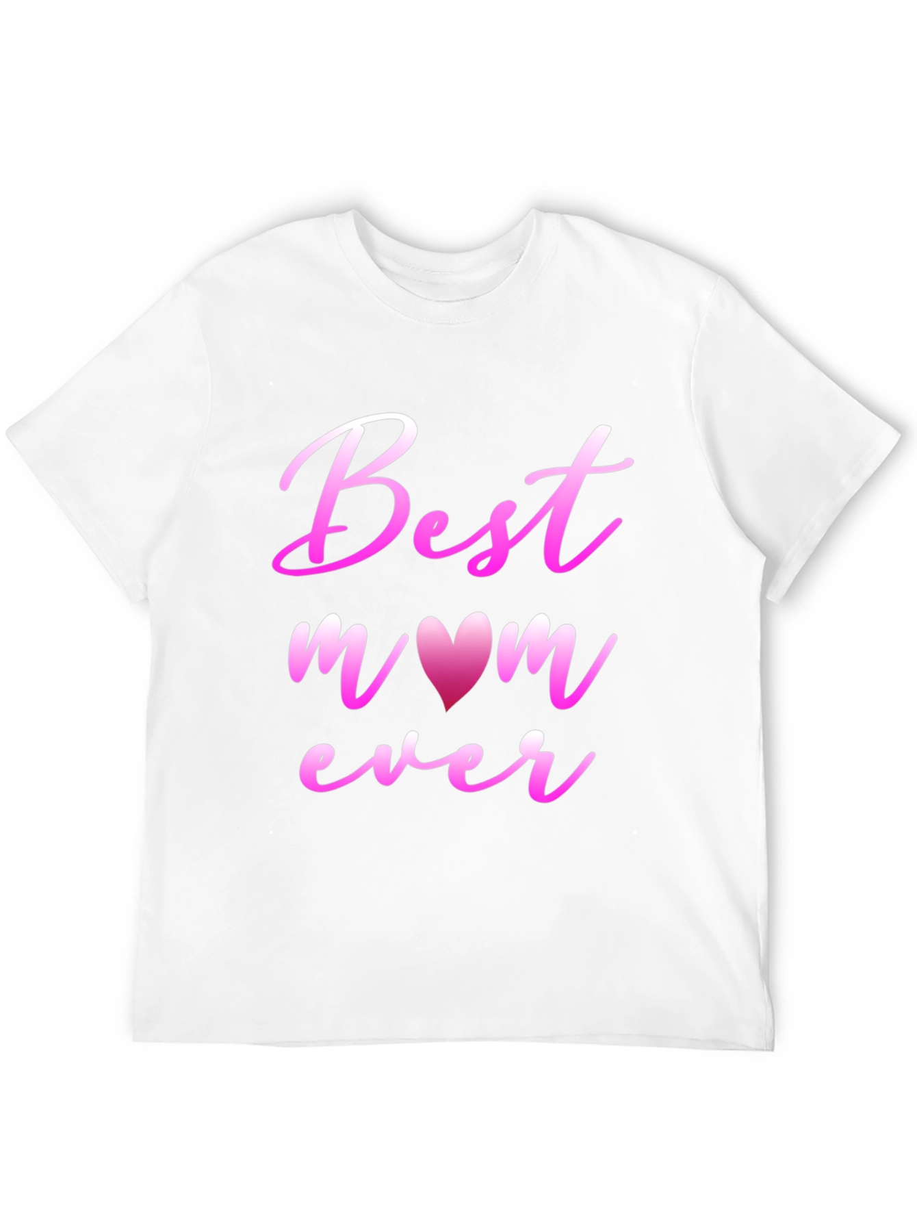 Best Mom Ever Black Graphic T-Shirt