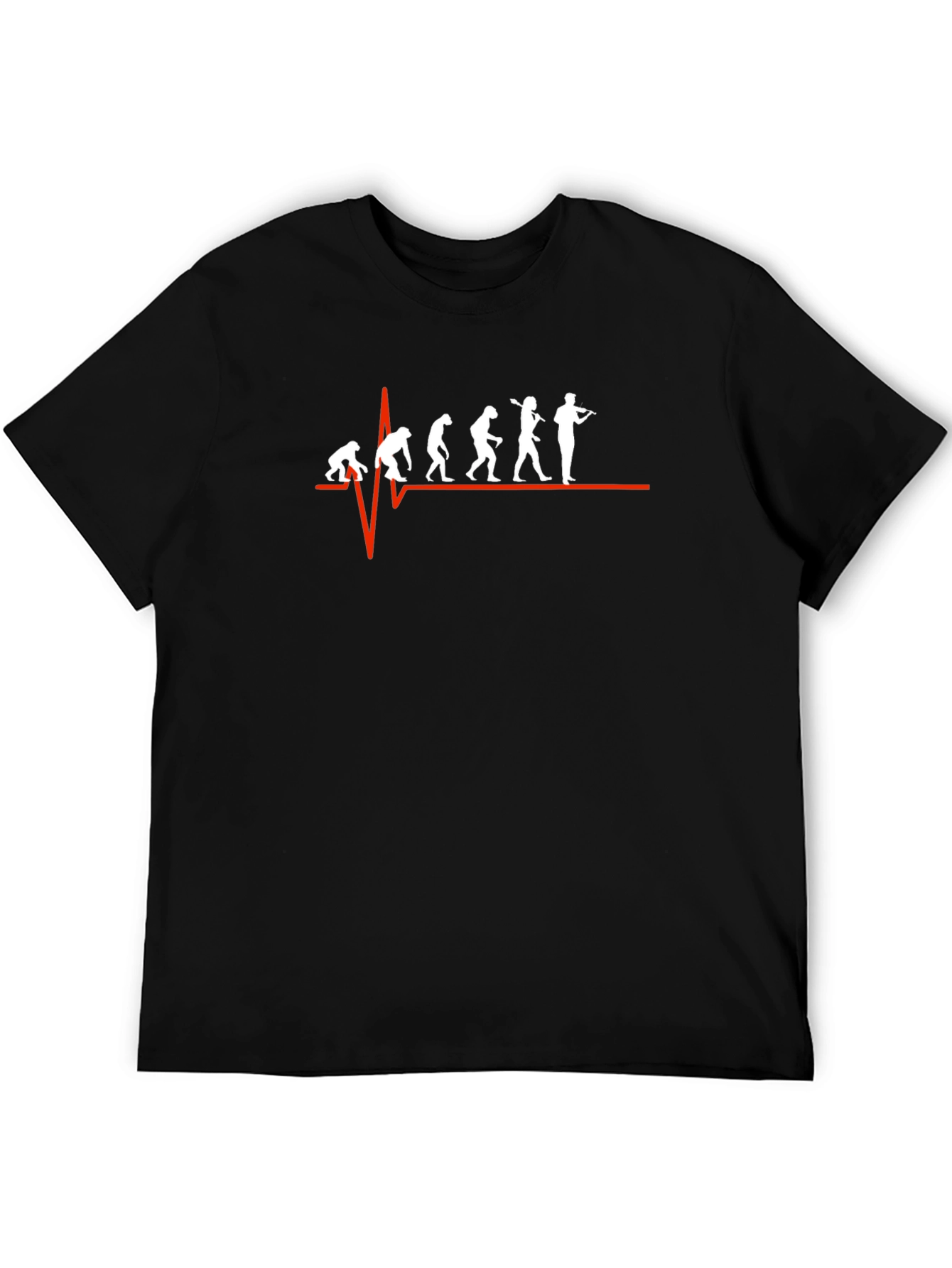 Evolution of Music T-Shirt - Musician Heartbeat Tee