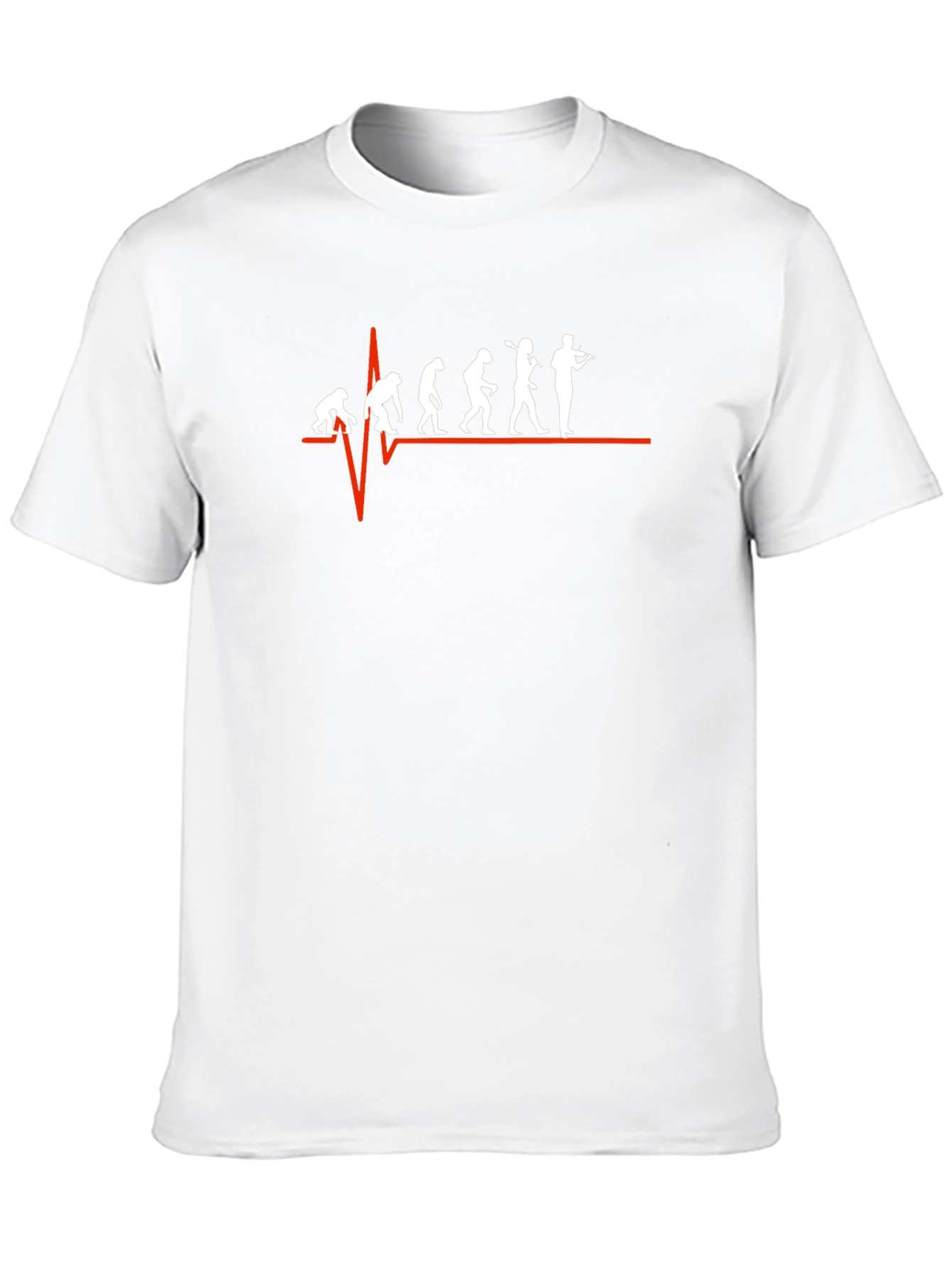 Evolution of Music T-Shirt - Musician Heartbeat Tee
