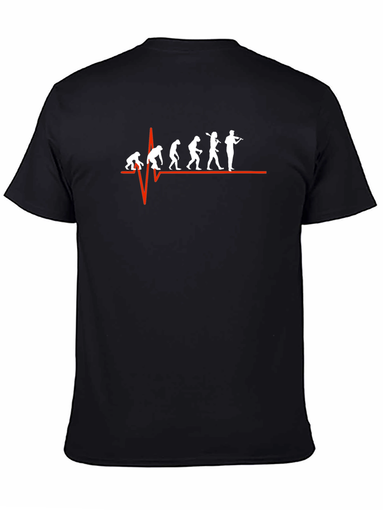 Evolution of Music T-Shirt - Musician Heartbeat Tee