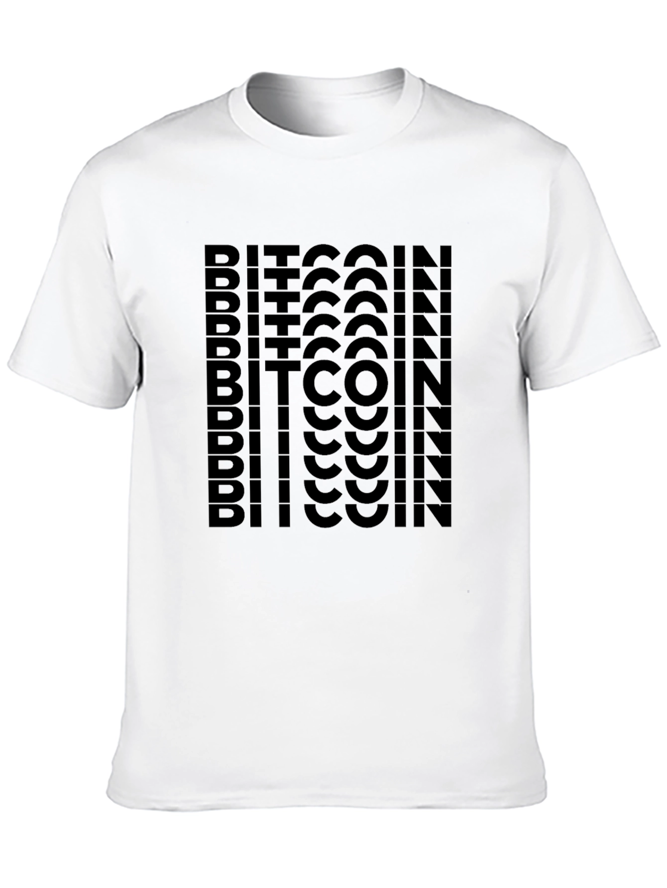 Bitcoin Crypto Black Graphic T-Shirt