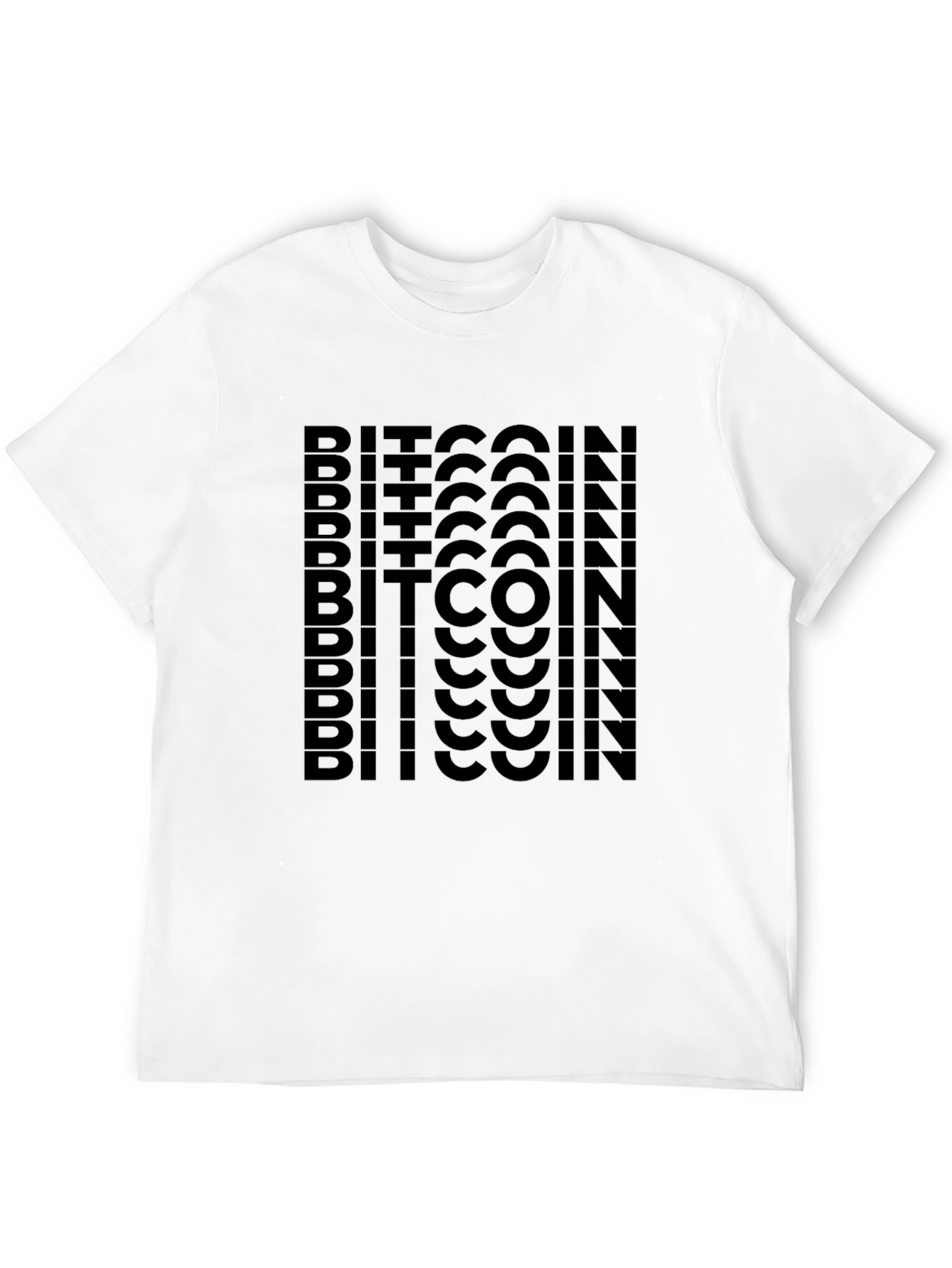 Bitcoin Crypto Black Graphic T-Shirt