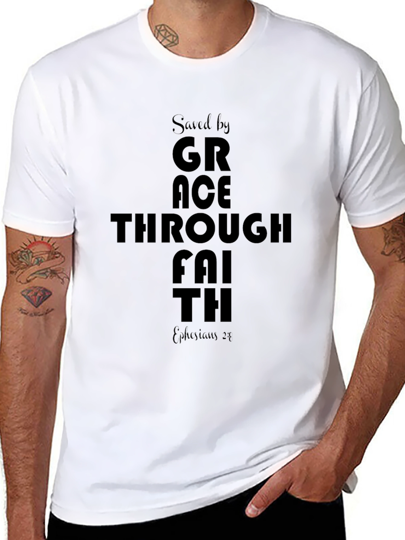 Saved by Grace Through Faith T-Shirt