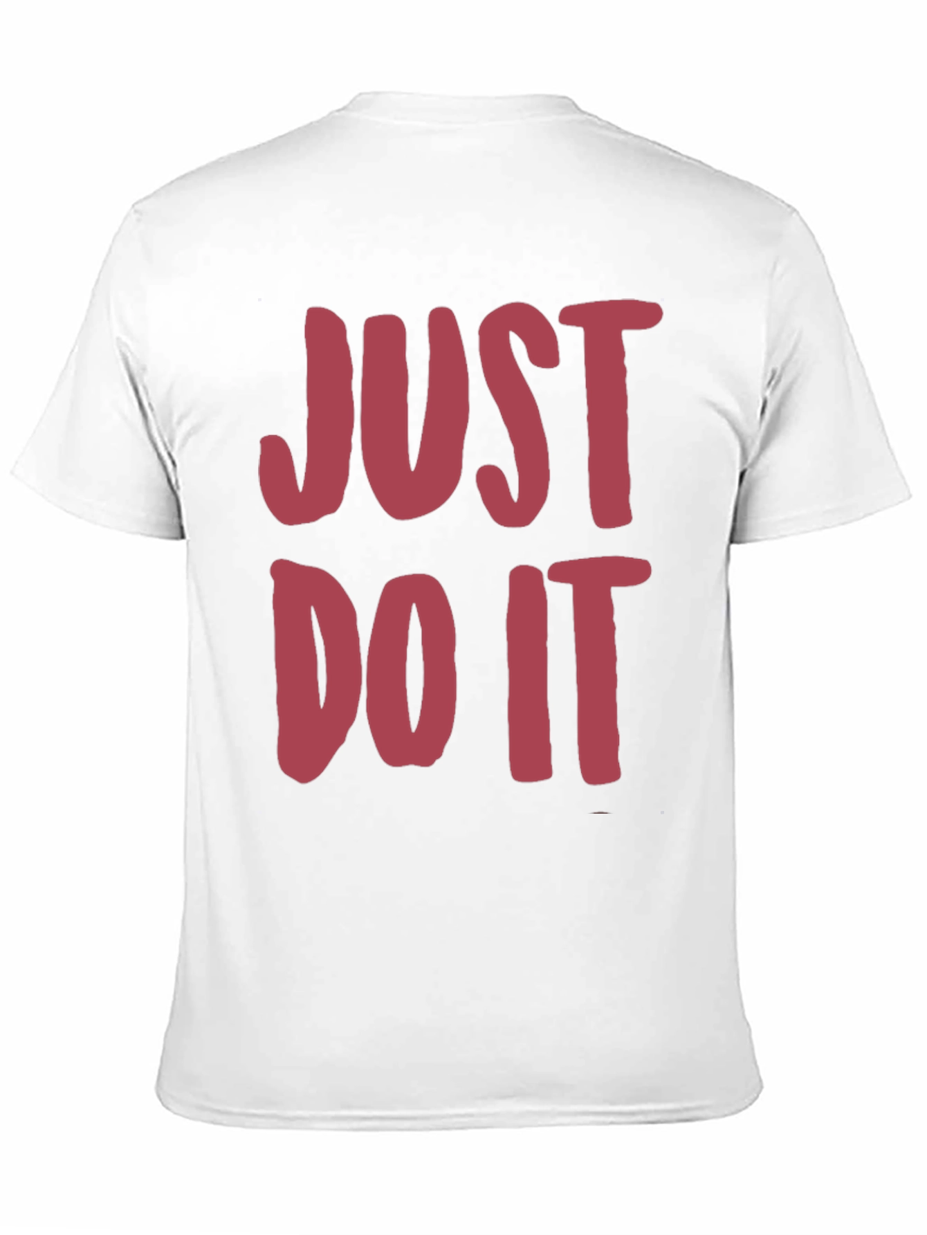 Just Do It Mens Black Graphic Tee