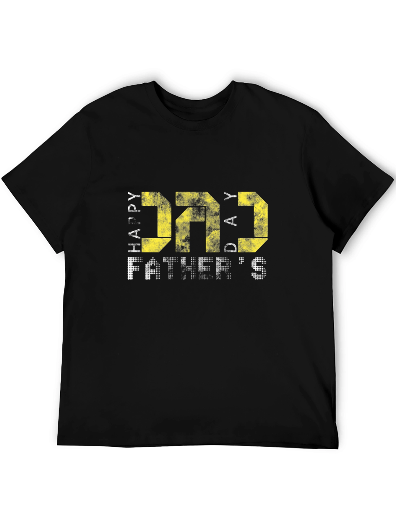 Happy Fathers Day Black T-Shirt