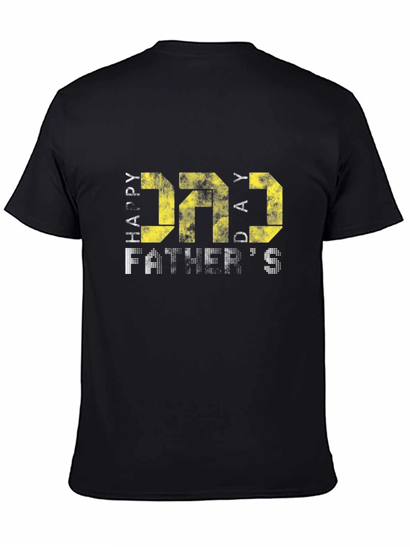 Happy Fathers Day Black T-Shirt