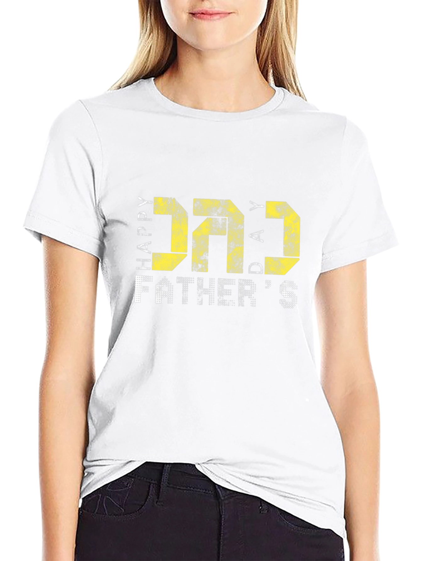 Happy Fathers Day Black T-Shirt