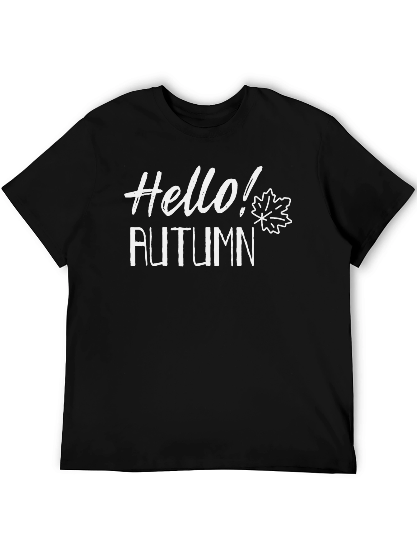 Hello Autumn Graphic Tee - Fall Season T-Shirt