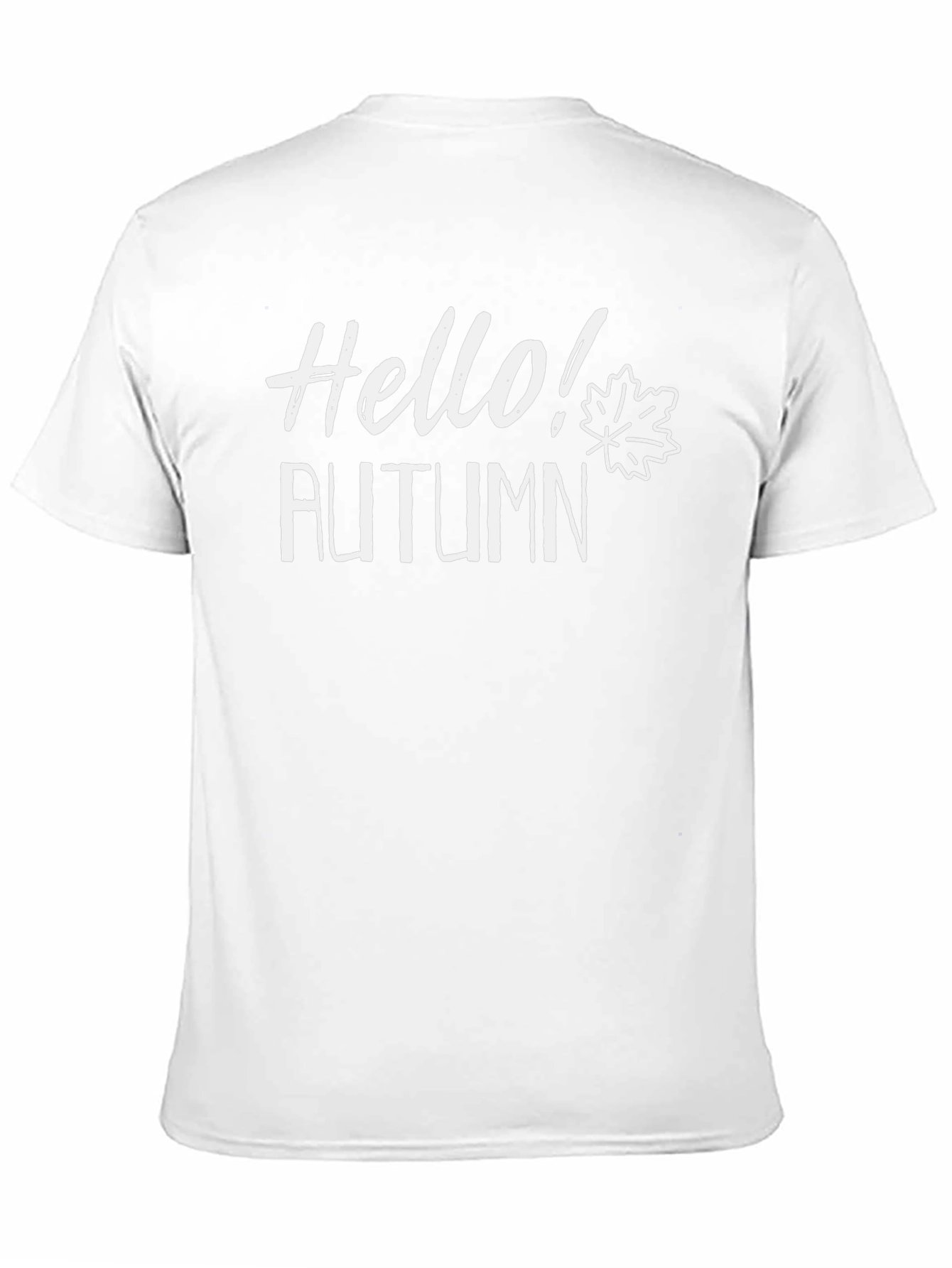 Hello Autumn Graphic Tee - Fall Season T-Shirt