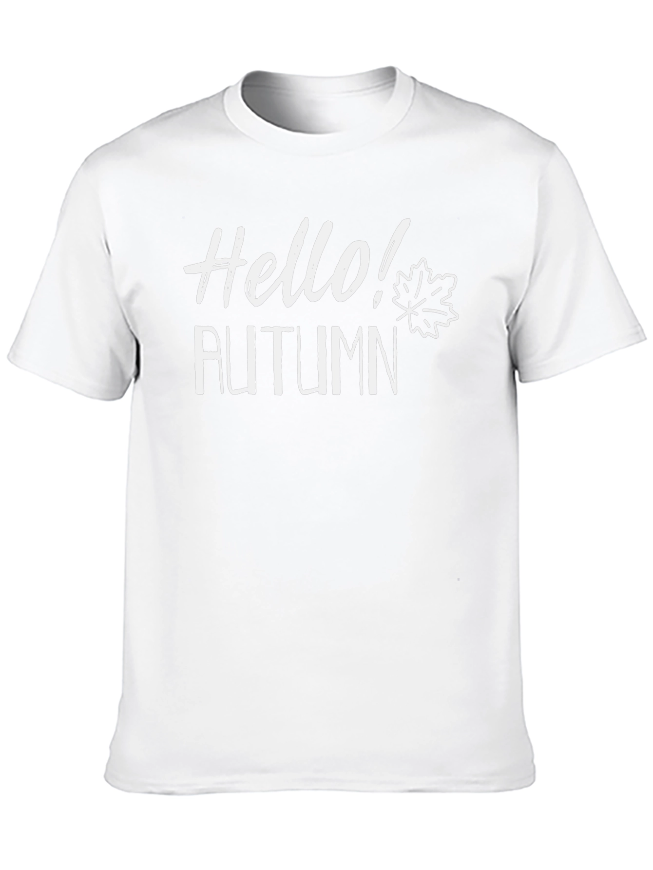 Hello Autumn Graphic Tee - Fall Season T-Shirt