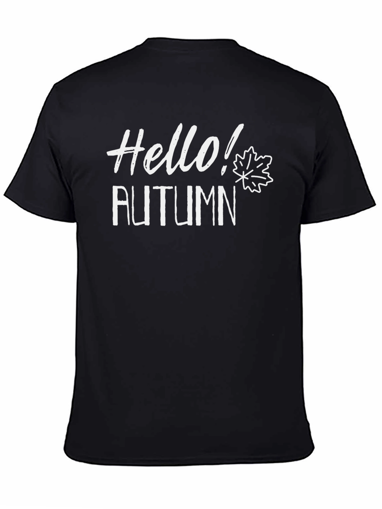Hello Autumn Graphic Tee - Fall Season T-Shirt
