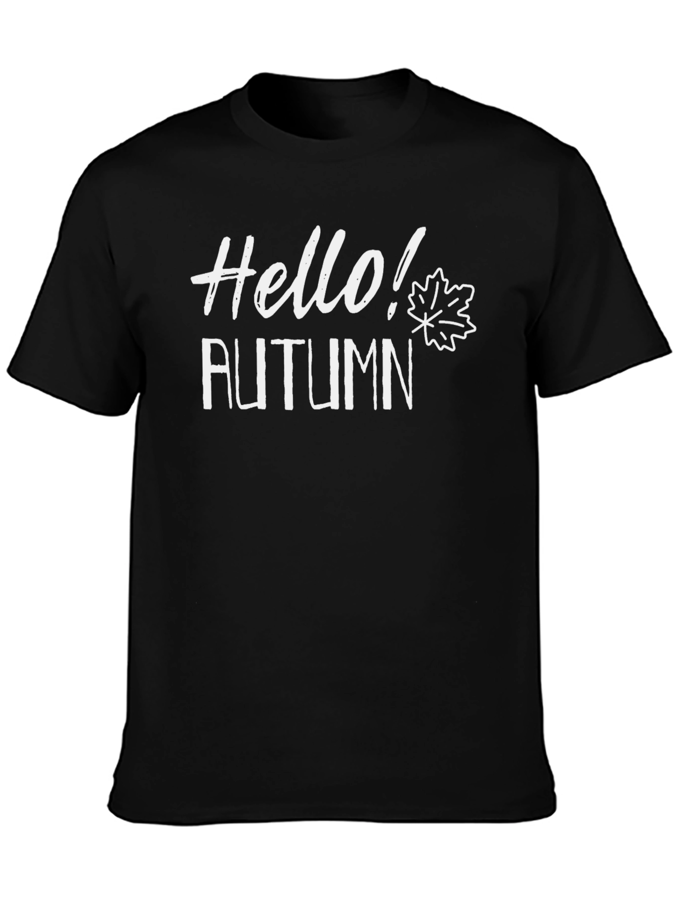 Hello Autumn Graphic Tee - Fall Season T-Shirt