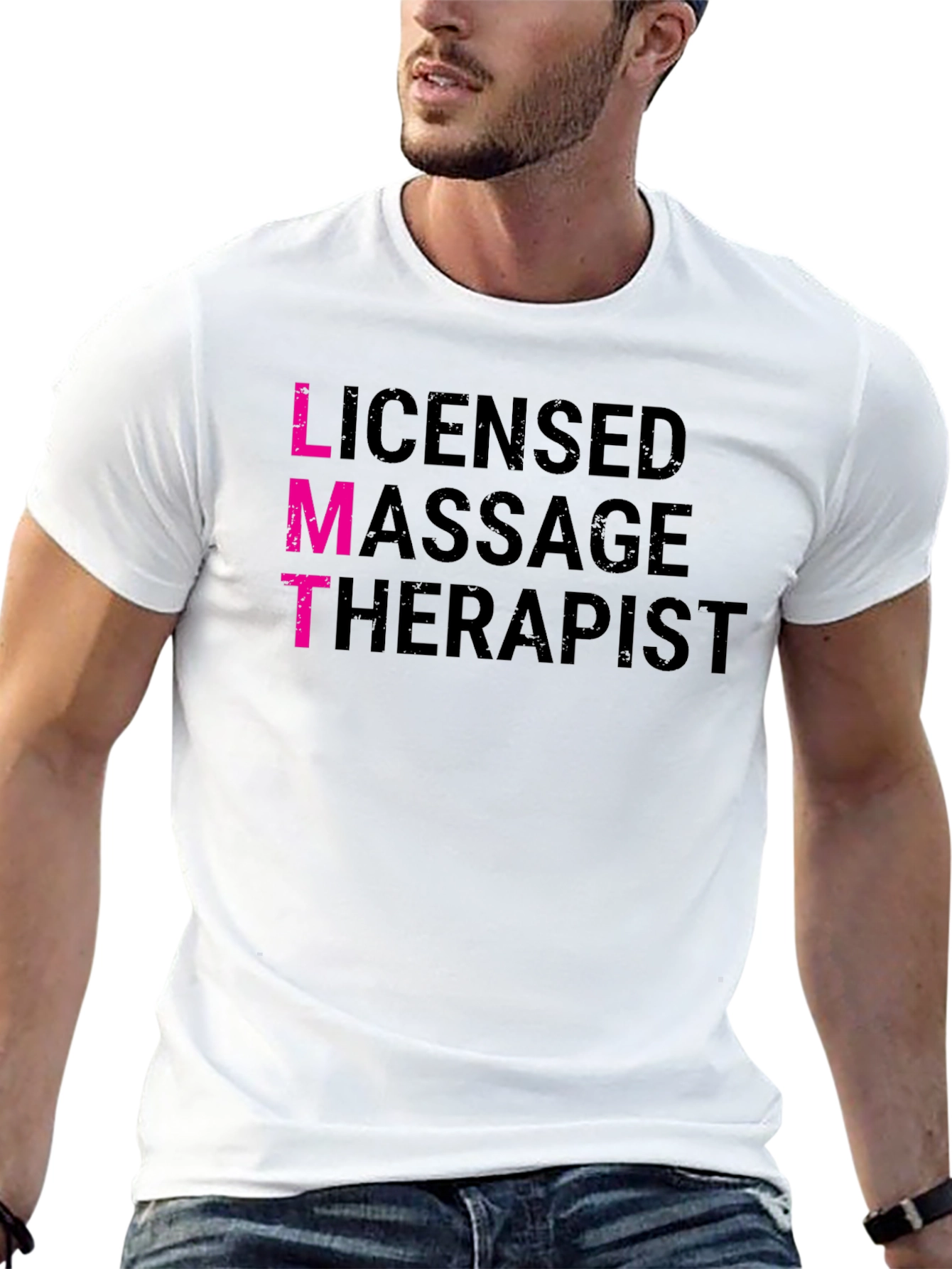 Licensed Massage Therapist LMT Black T-Shirt