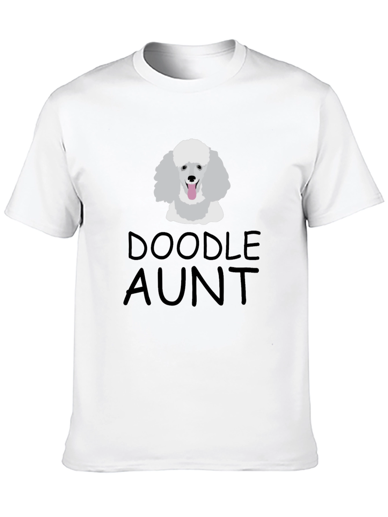 Doodle Aunt Black T-Shirt - Dog Lover Gift