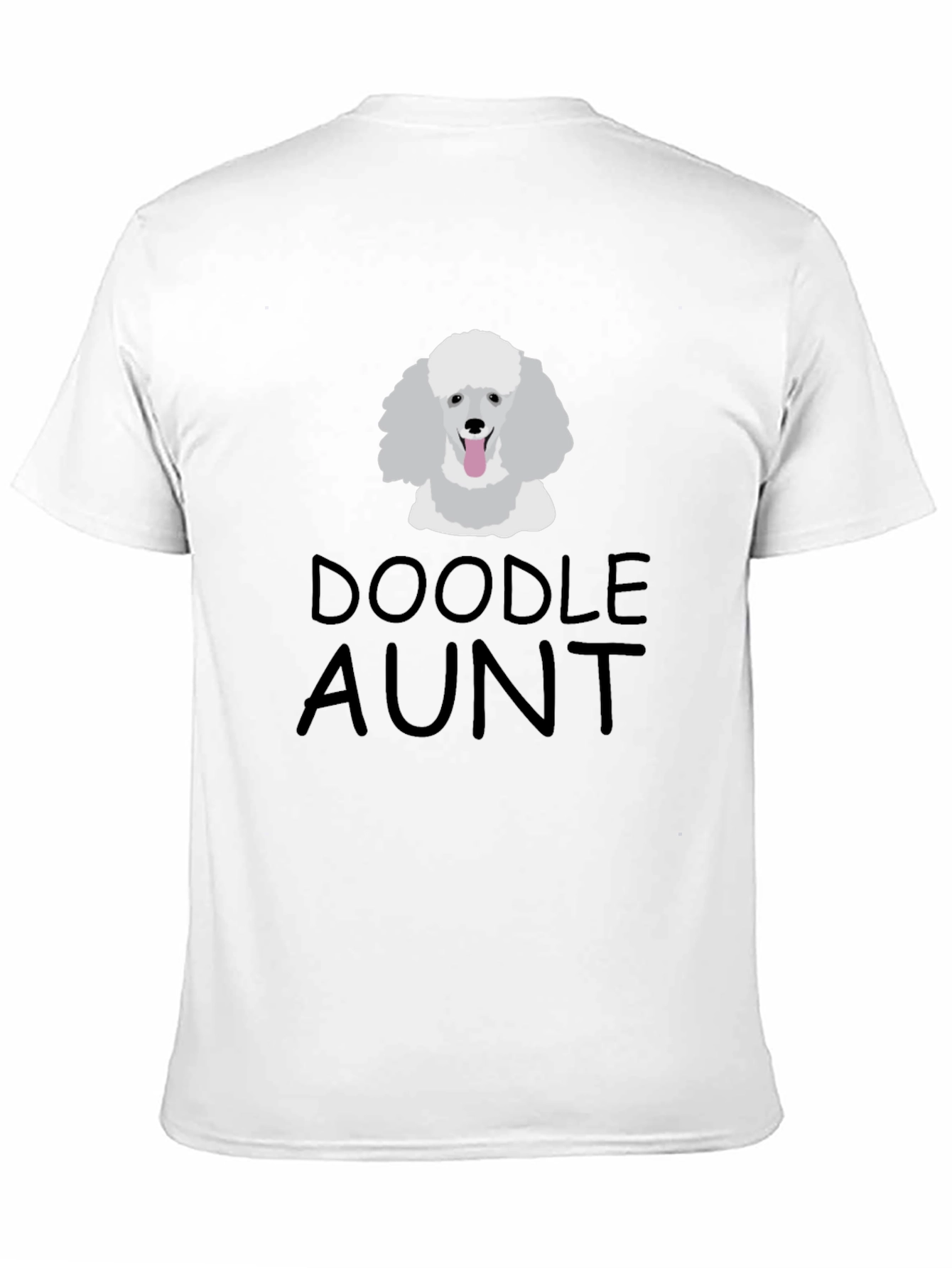 Doodle Aunt Black T-Shirt - Dog Lover Gift