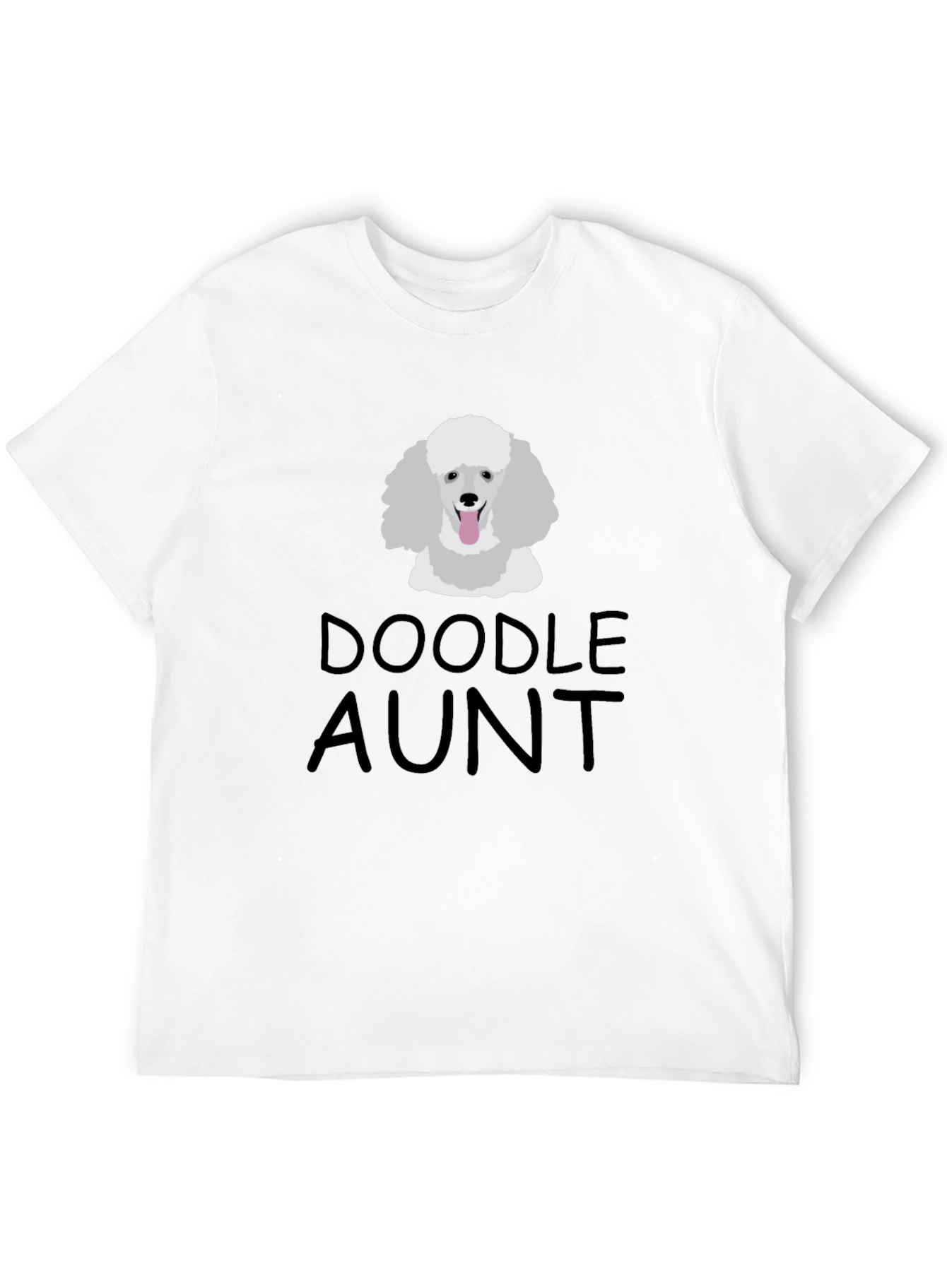 Doodle Aunt Black T-Shirt - Dog Lover Gift