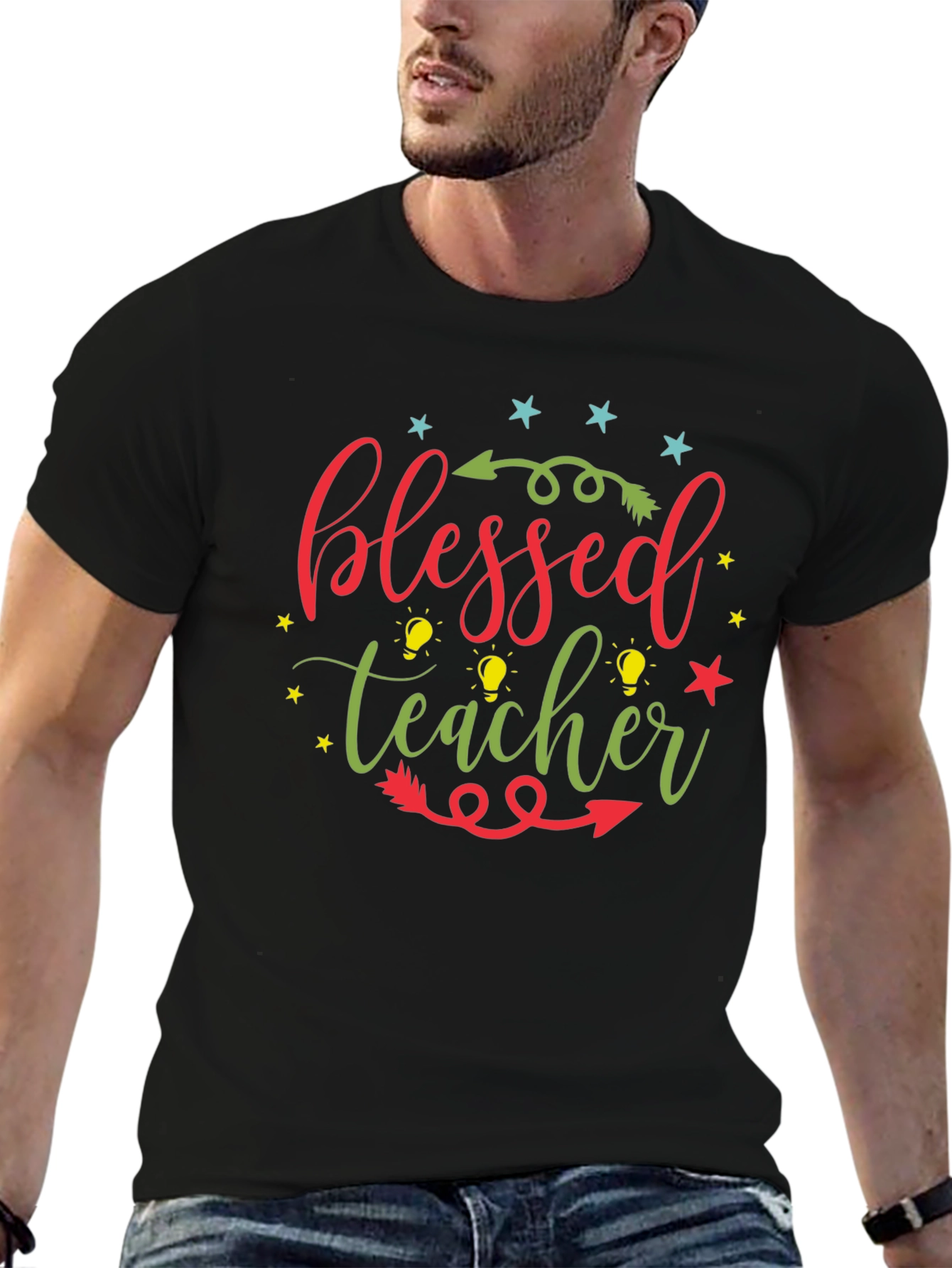 Blessed Teacher Graphic Tee - Unisex Crew Neck