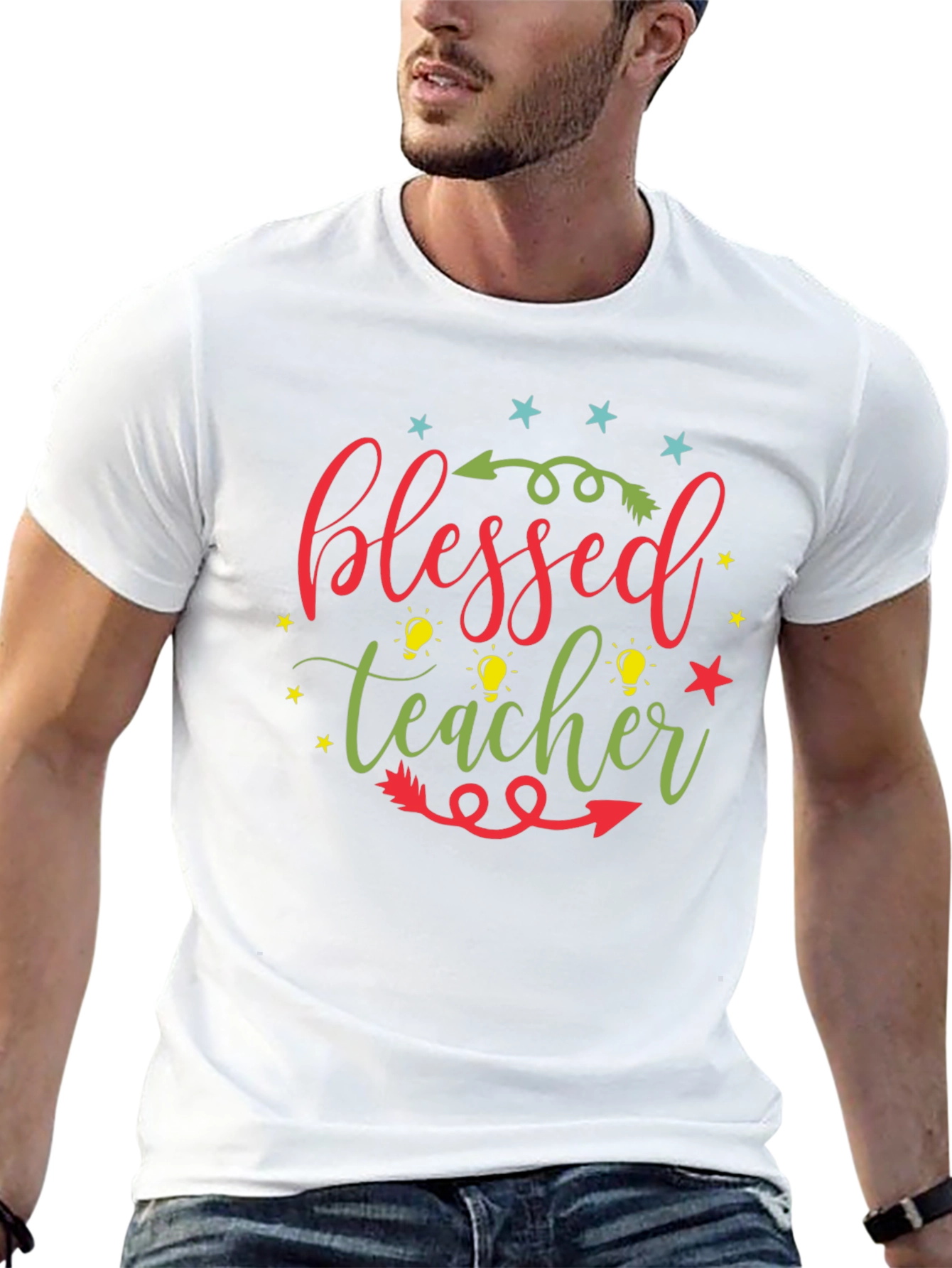 Blessed Teacher Graphic Tee - Unisex Crew Neck