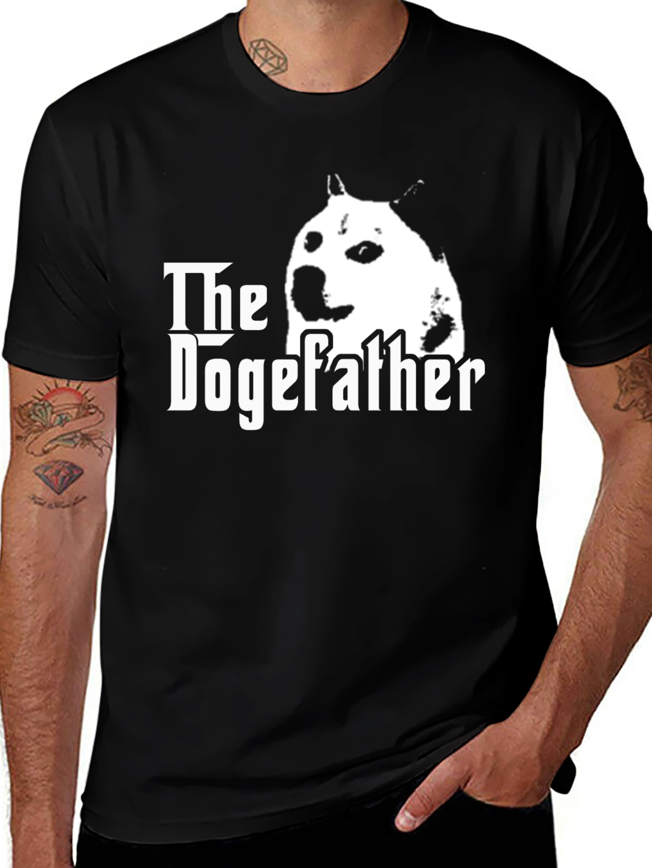The Dogefather T-Shirt - Funny Doge Meme Tee