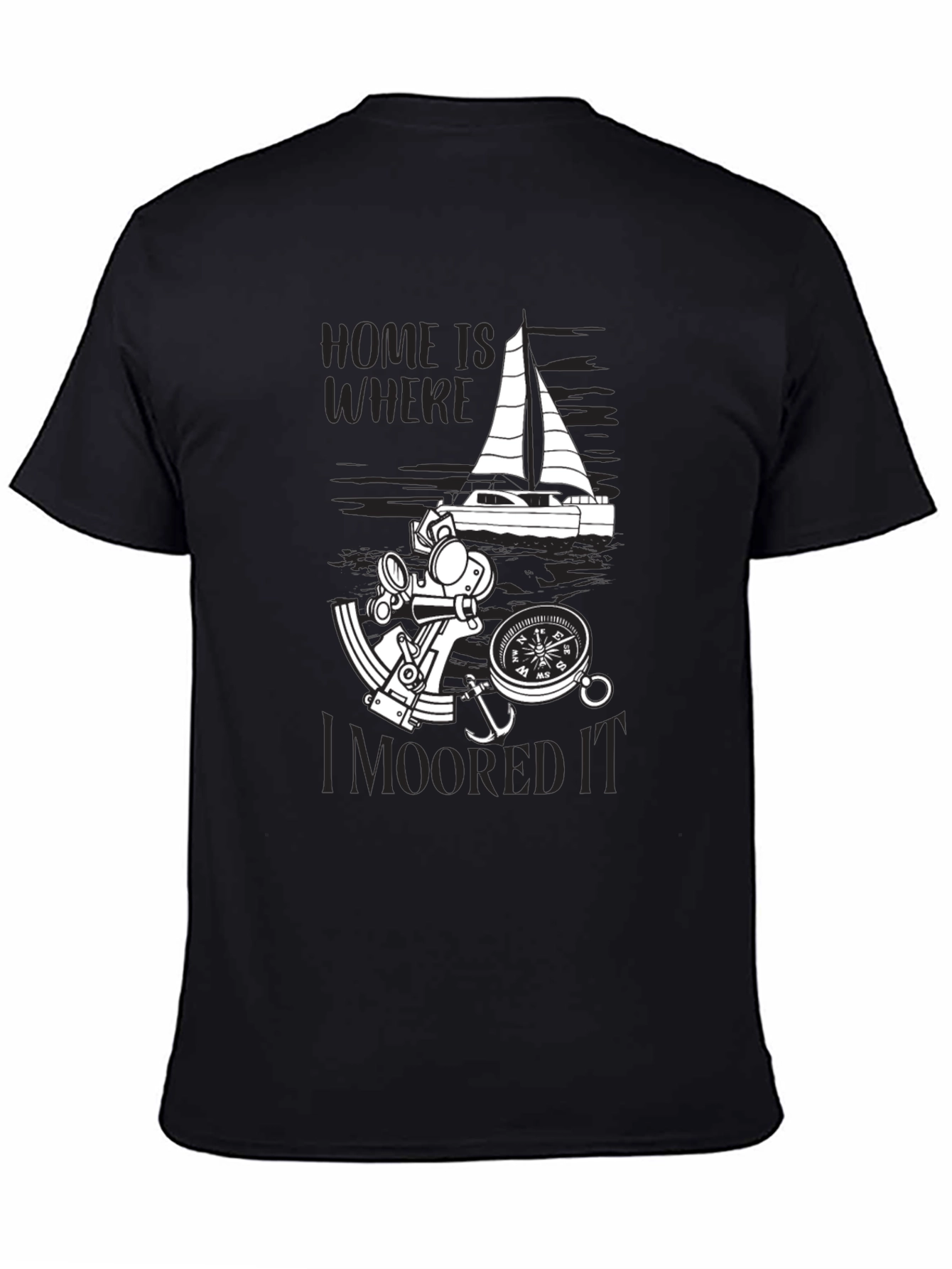 Nautical Home Is Where I Moored It T-Shirt