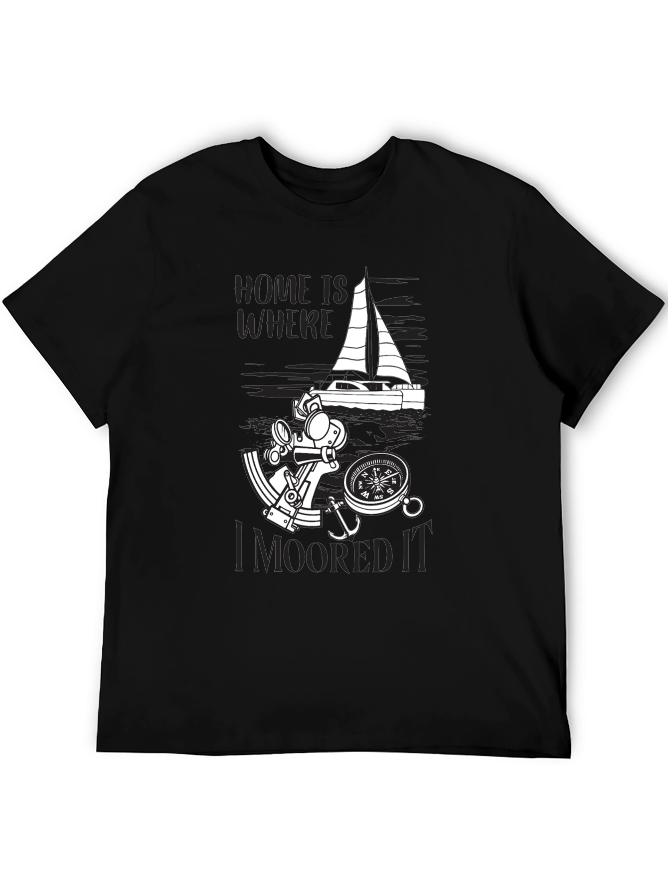 Nautical Home Is Where I Moored It T-Shirt