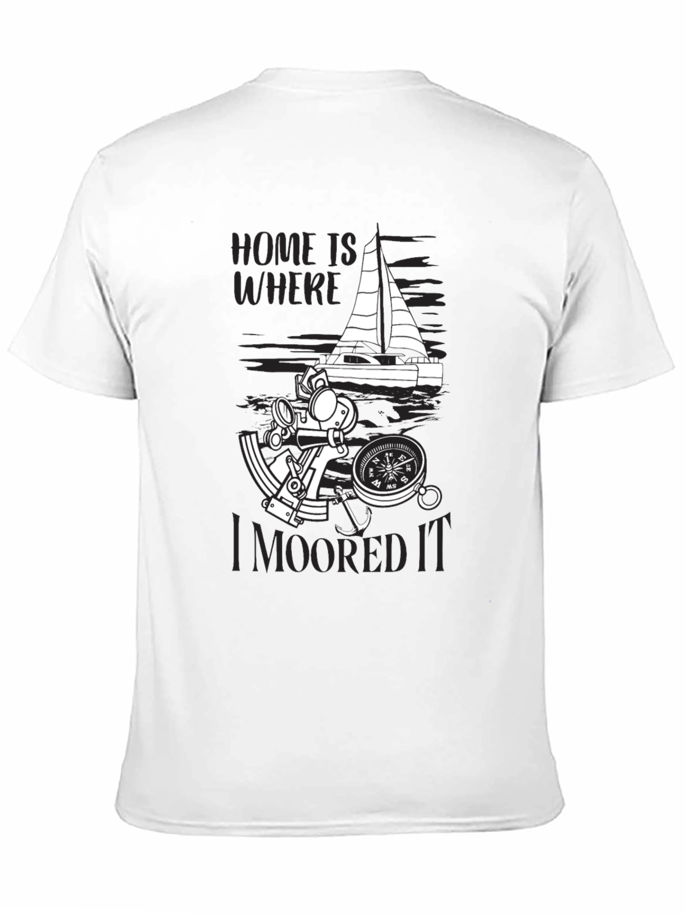 Nautical Home Is Where I Moored It T-Shirt