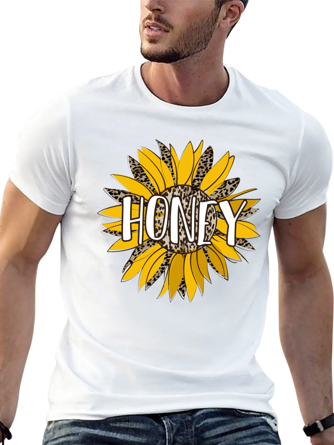 Honey Sunflower Graphic T-Shirt