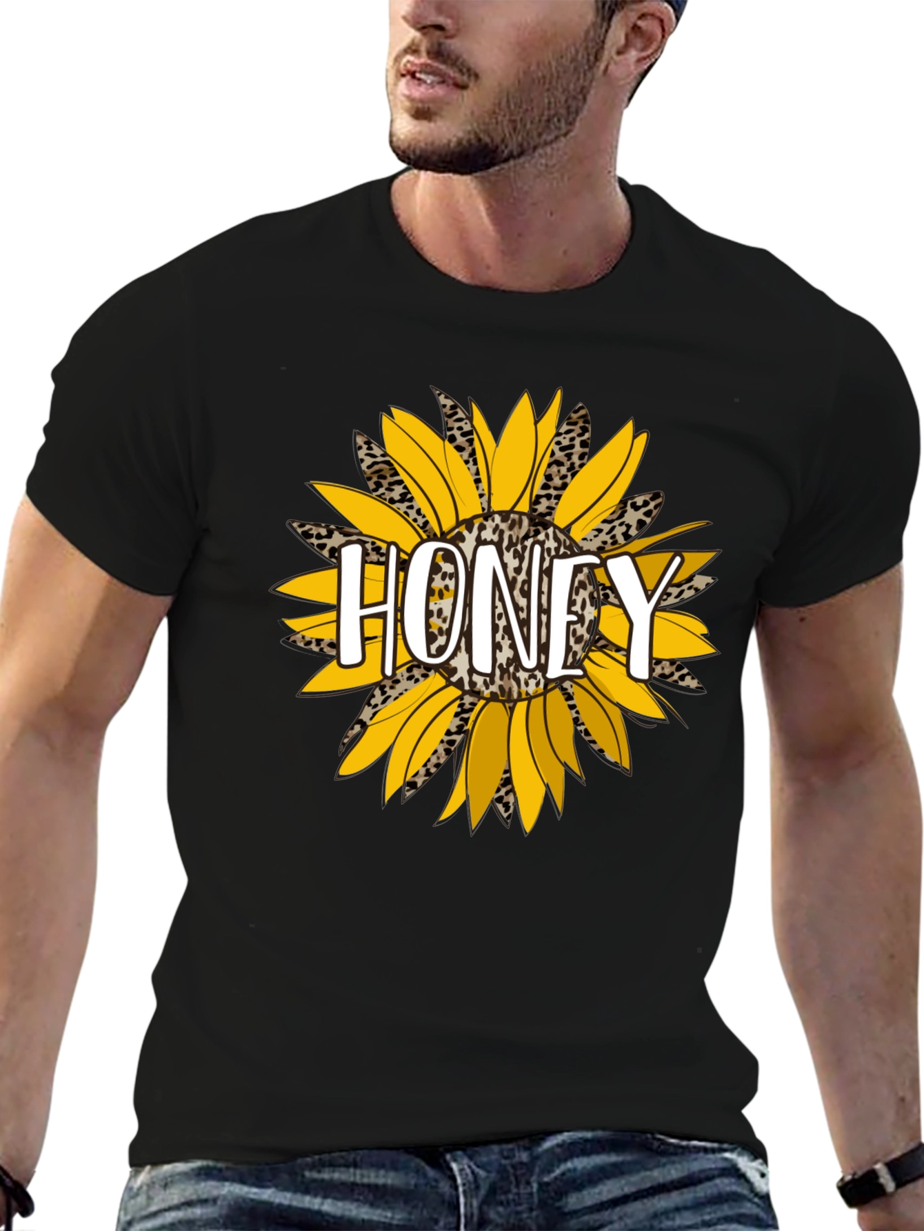 Honey Sunflower Graphic T-Shirt