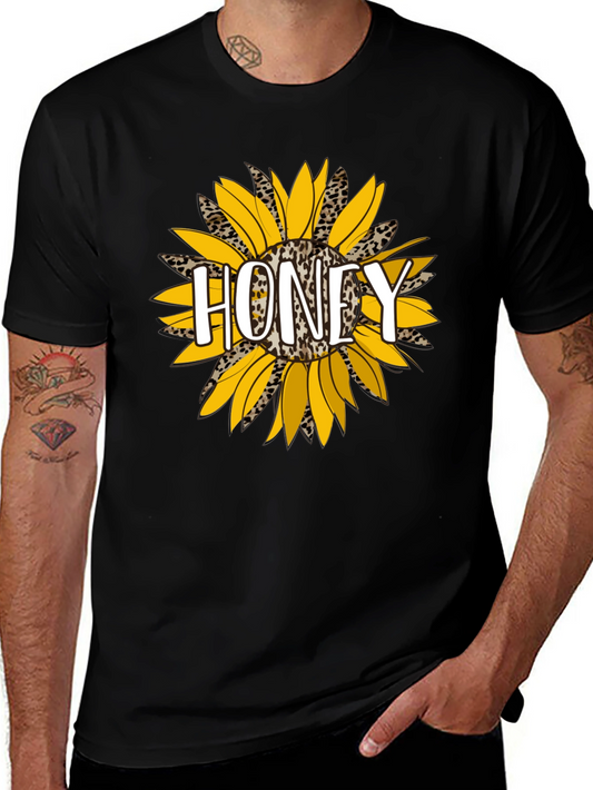 Honey Sunflower Graphic T-Shirt