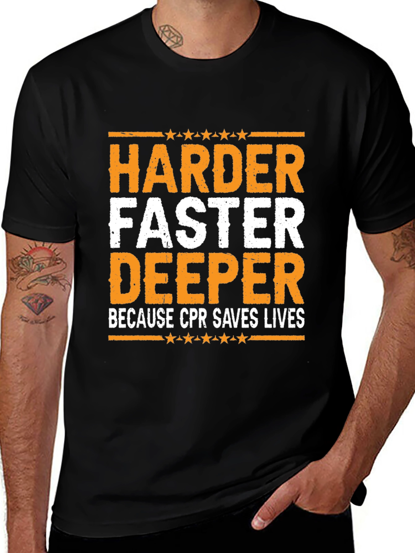 Harder Faster Deeper CPR T-Shirt