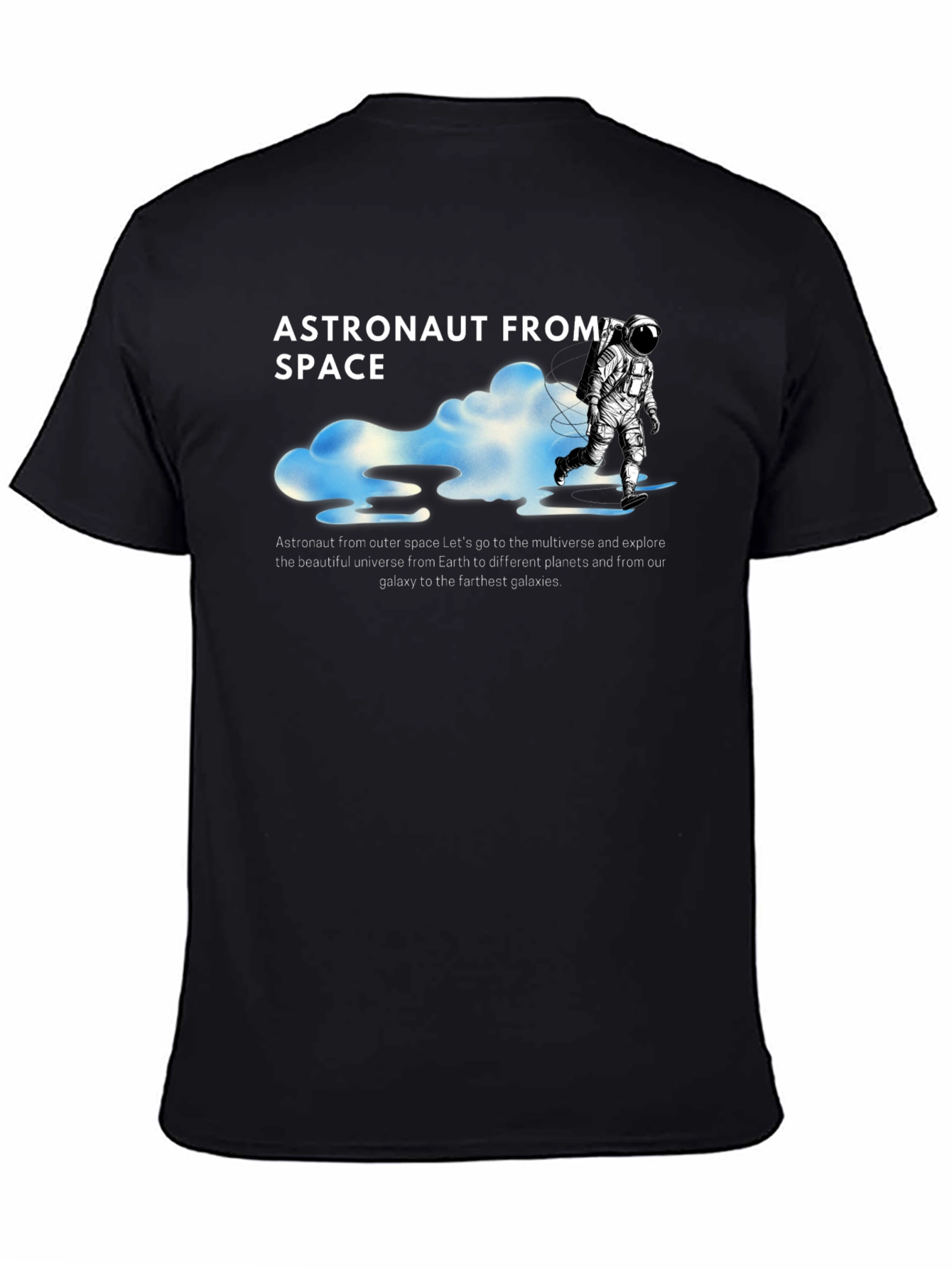 Astronaut From Space Graphic T-Shirt