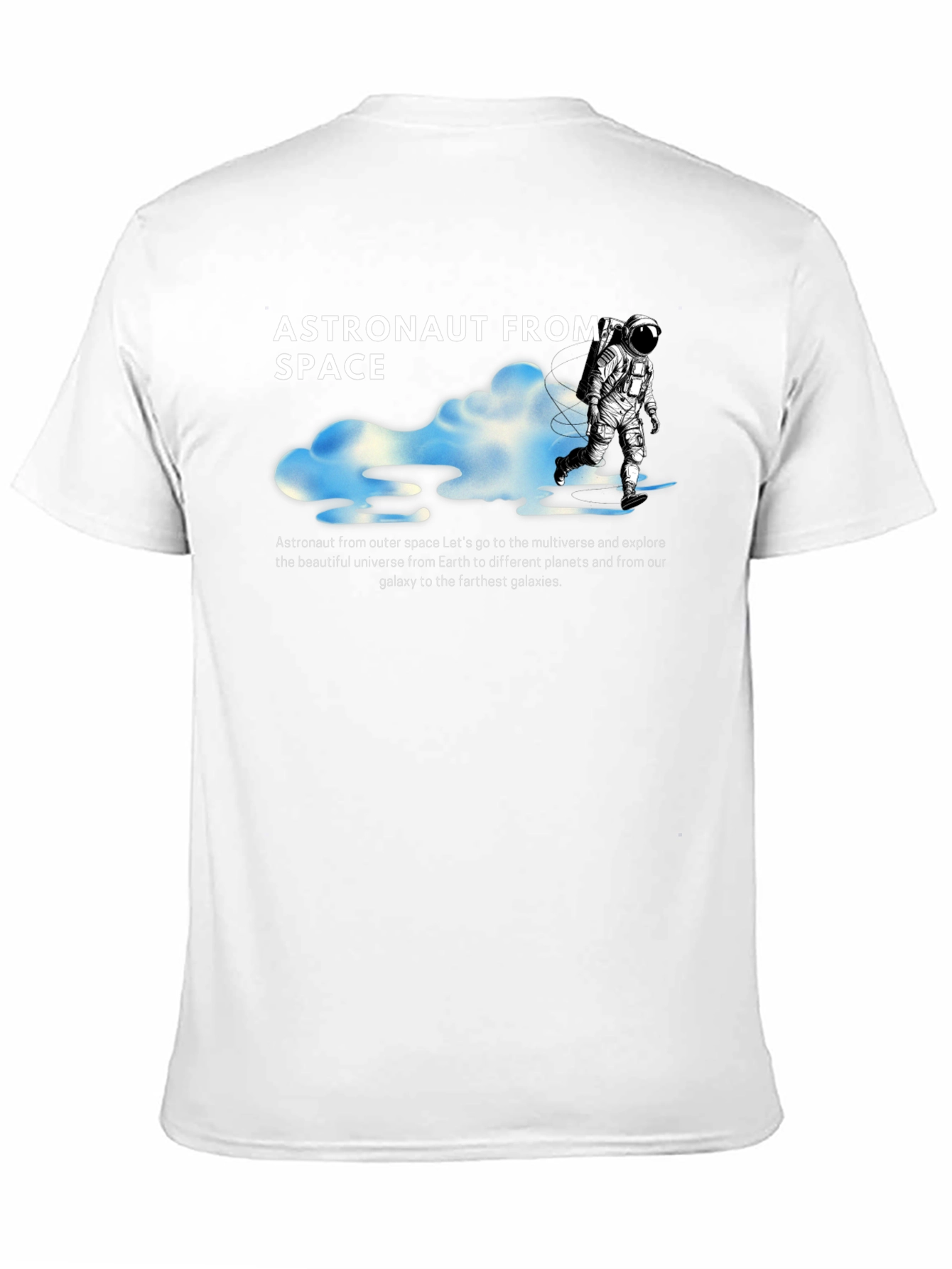 Astronaut From Space Graphic T-Shirt