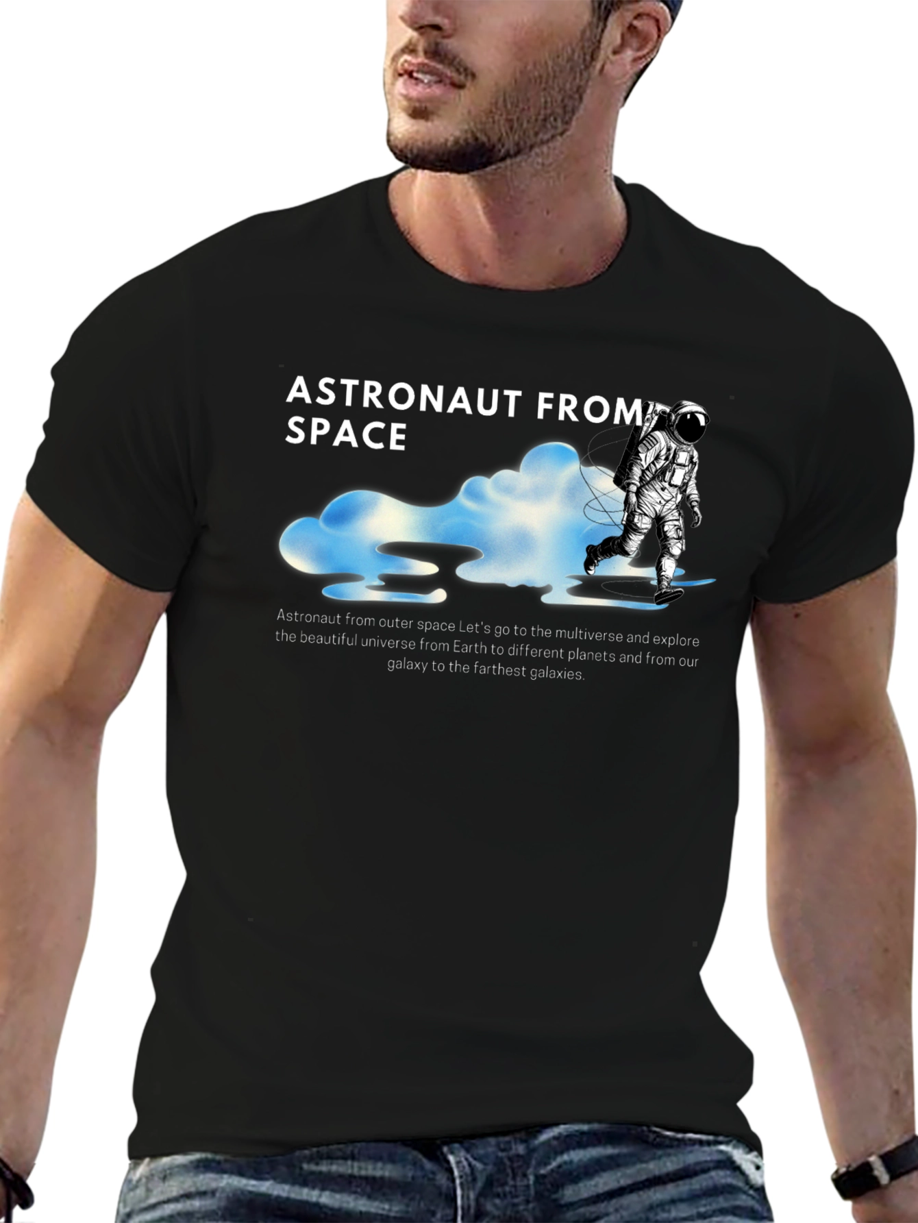 Astronaut From Space Graphic T-Shirt