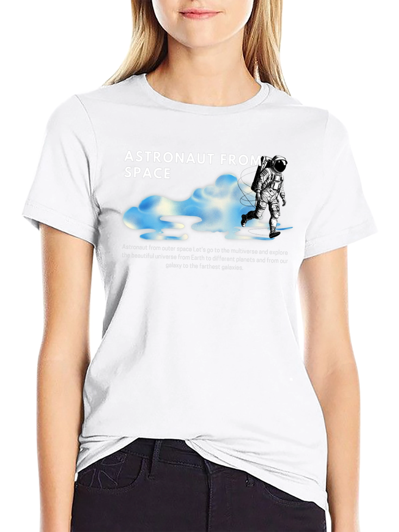 Astronaut From Space Graphic T-Shirt