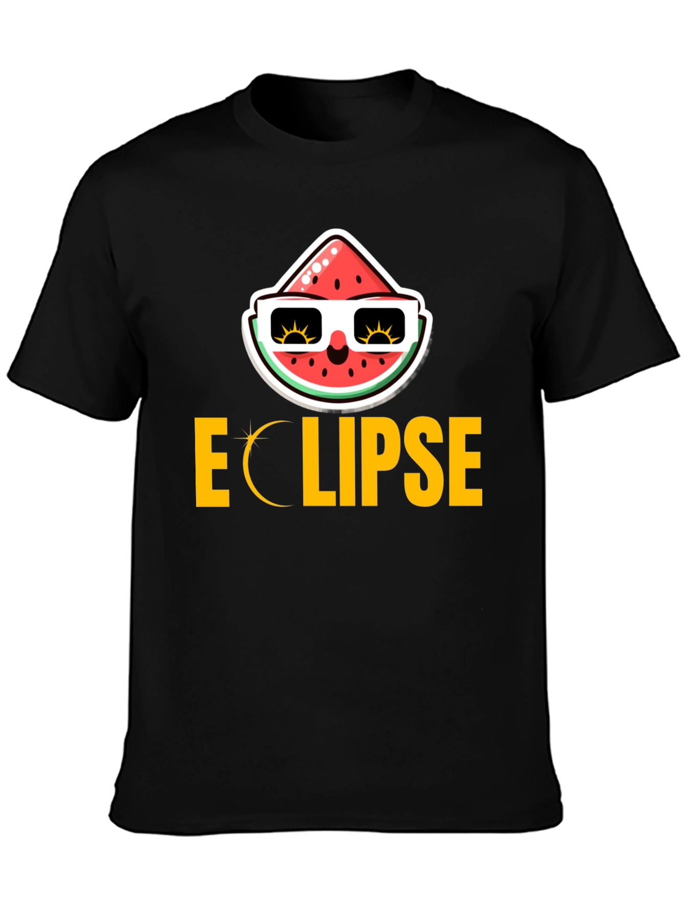 Eclipse Watermelon Graphic Tee - Cool Summer Vibes!