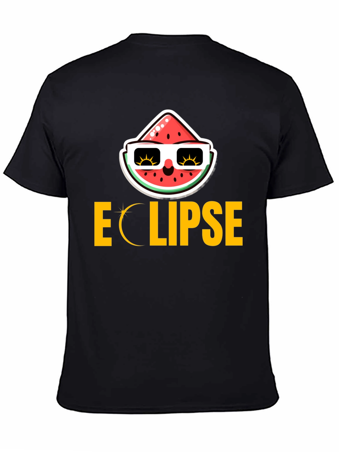Eclipse Watermelon Graphic Tee - Cool Summer Vibes!