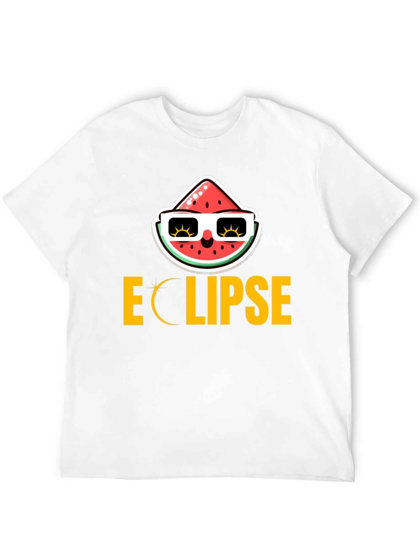 Eclipse Watermelon Graphic Tee - Cool Summer Vibes!