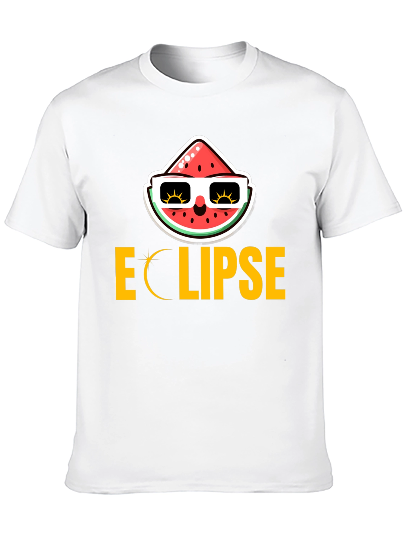 Eclipse Watermelon Graphic Tee - Cool Summer Vibes!