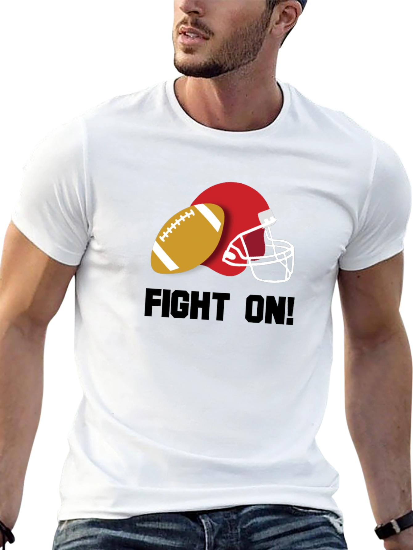 Fight On! Football Graphic Tee - Fan Apparel