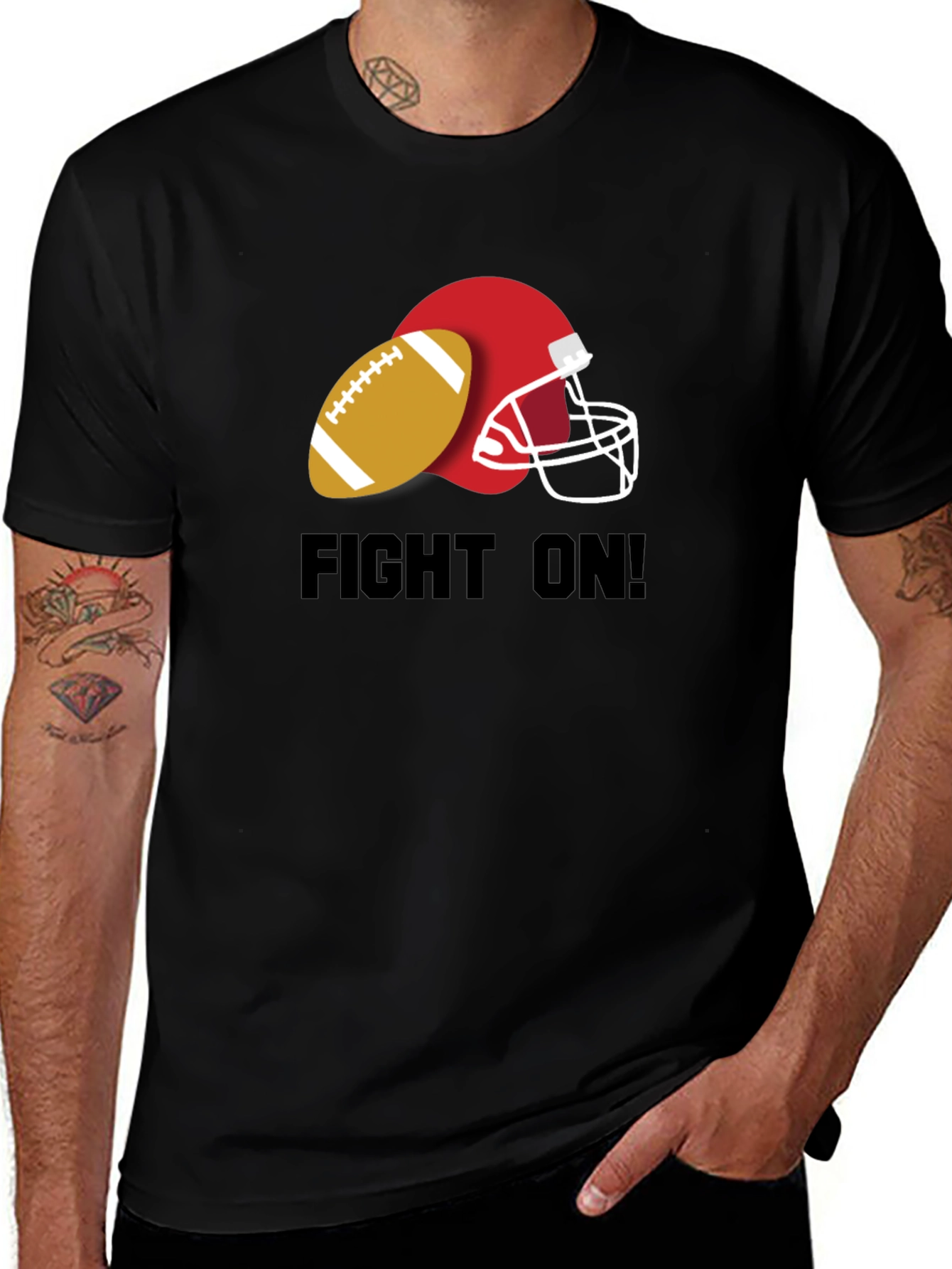 Fight On! Football Graphic Tee - Fan Apparel