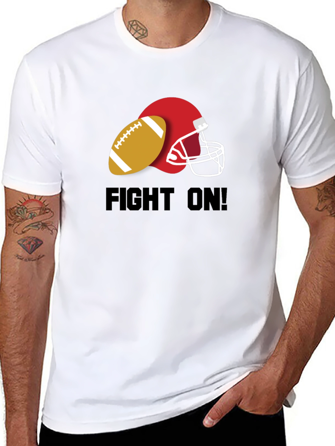 Fight On! Football Graphic Tee - Fan Apparel