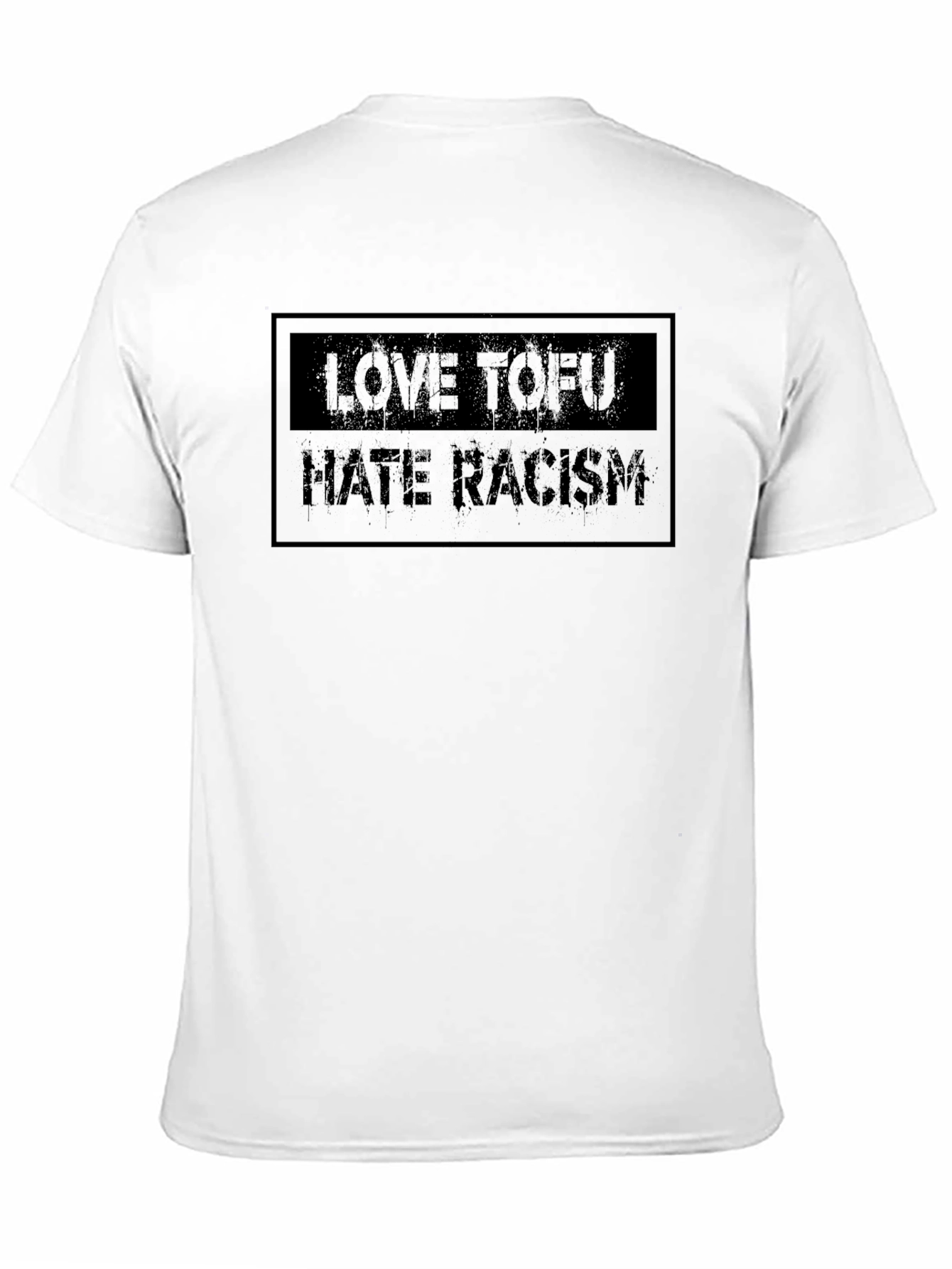 Love Tofu Hate Racism Graphic T-Shirt