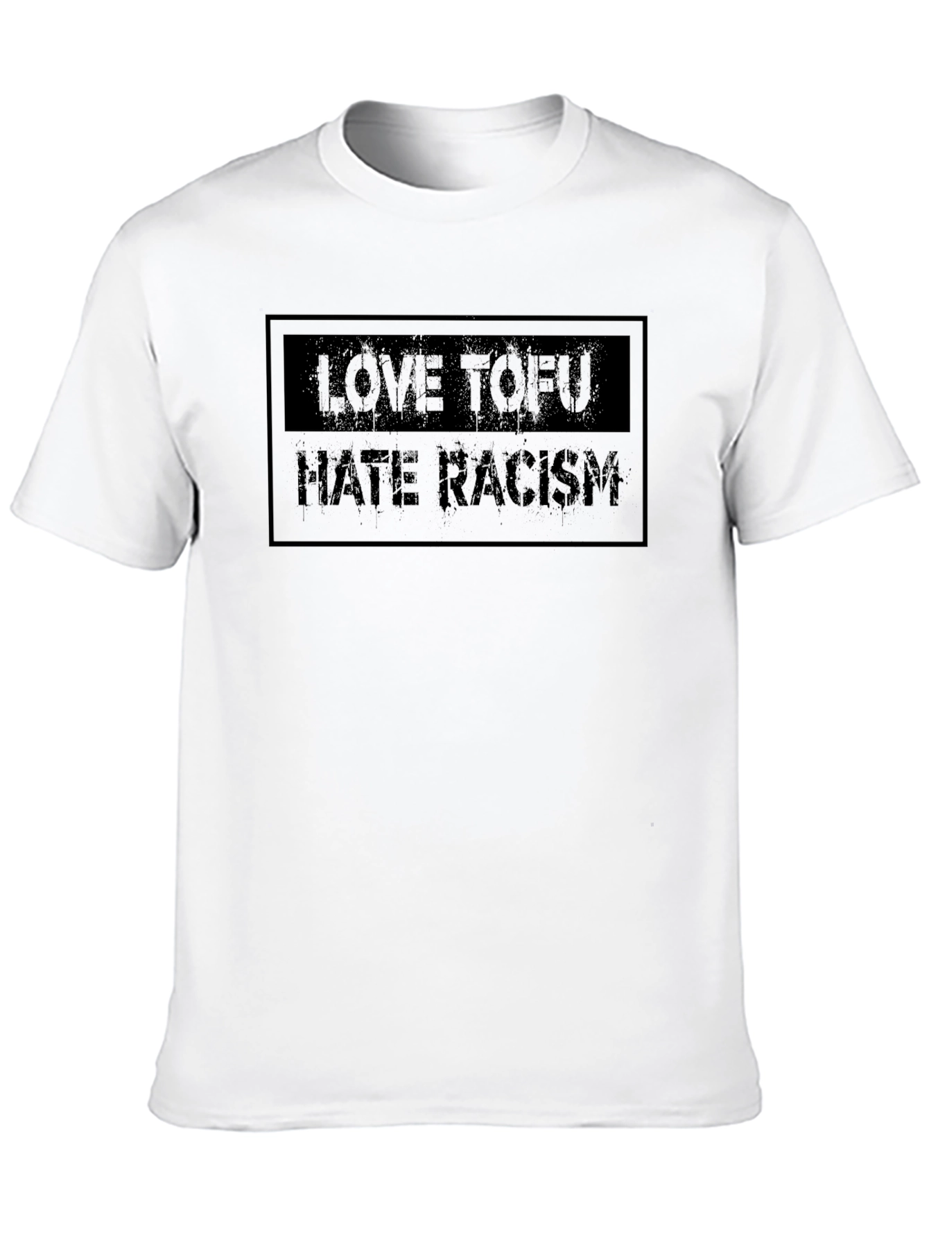 Love Tofu Hate Racism Graphic T-Shirt