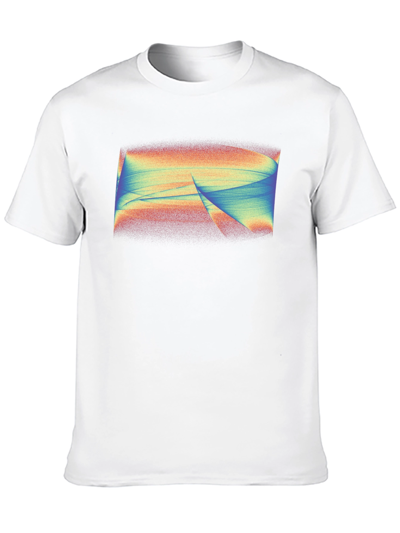 Abstract Swirl Graphic Tee - Mens Black T-Shirt